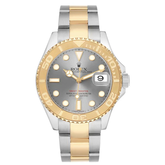 Yacht-Master (Reference 16623). A 40mm yellow gold stainless steel