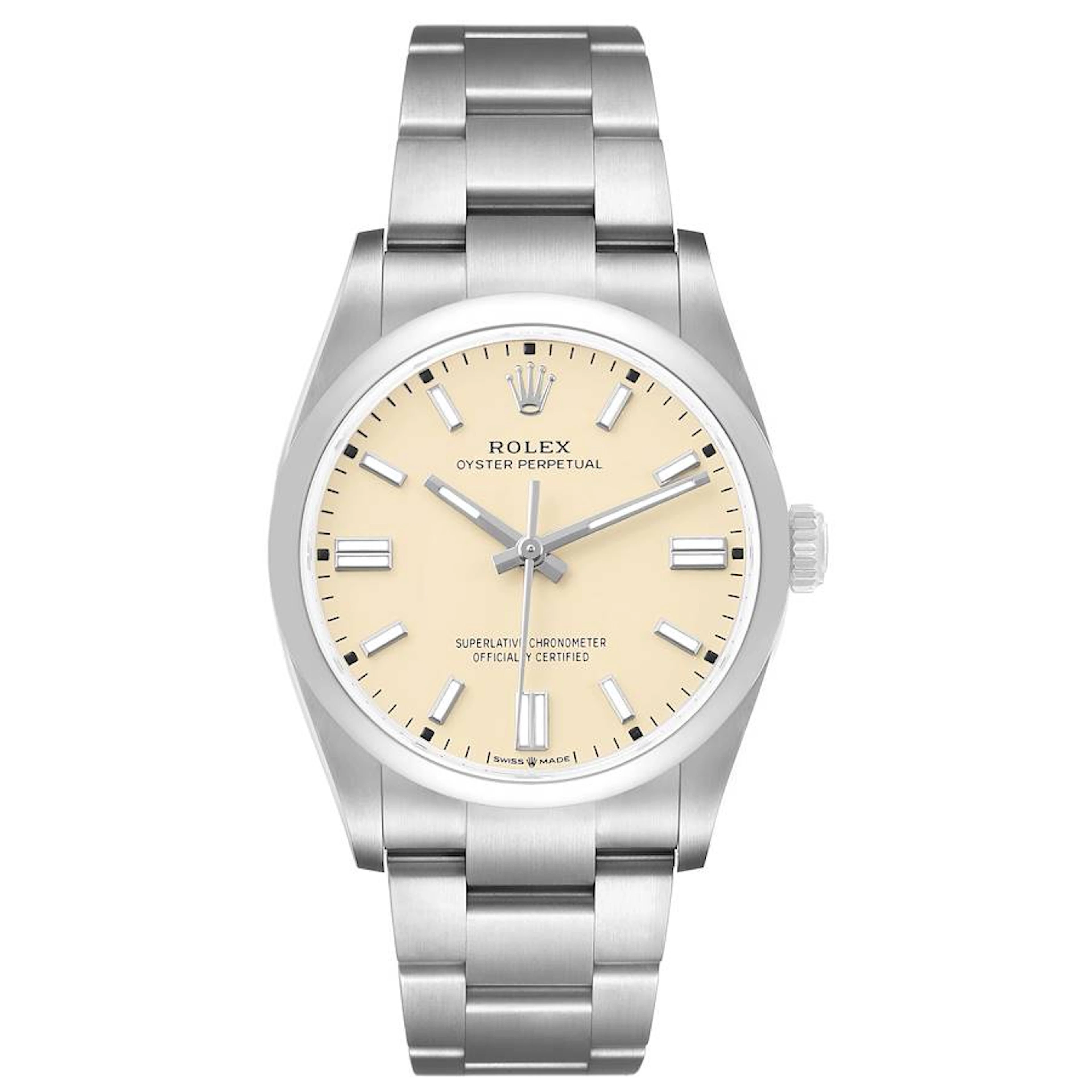 Oyster Perpetual (Reference 126000). A 36mm unworn stainless steel
