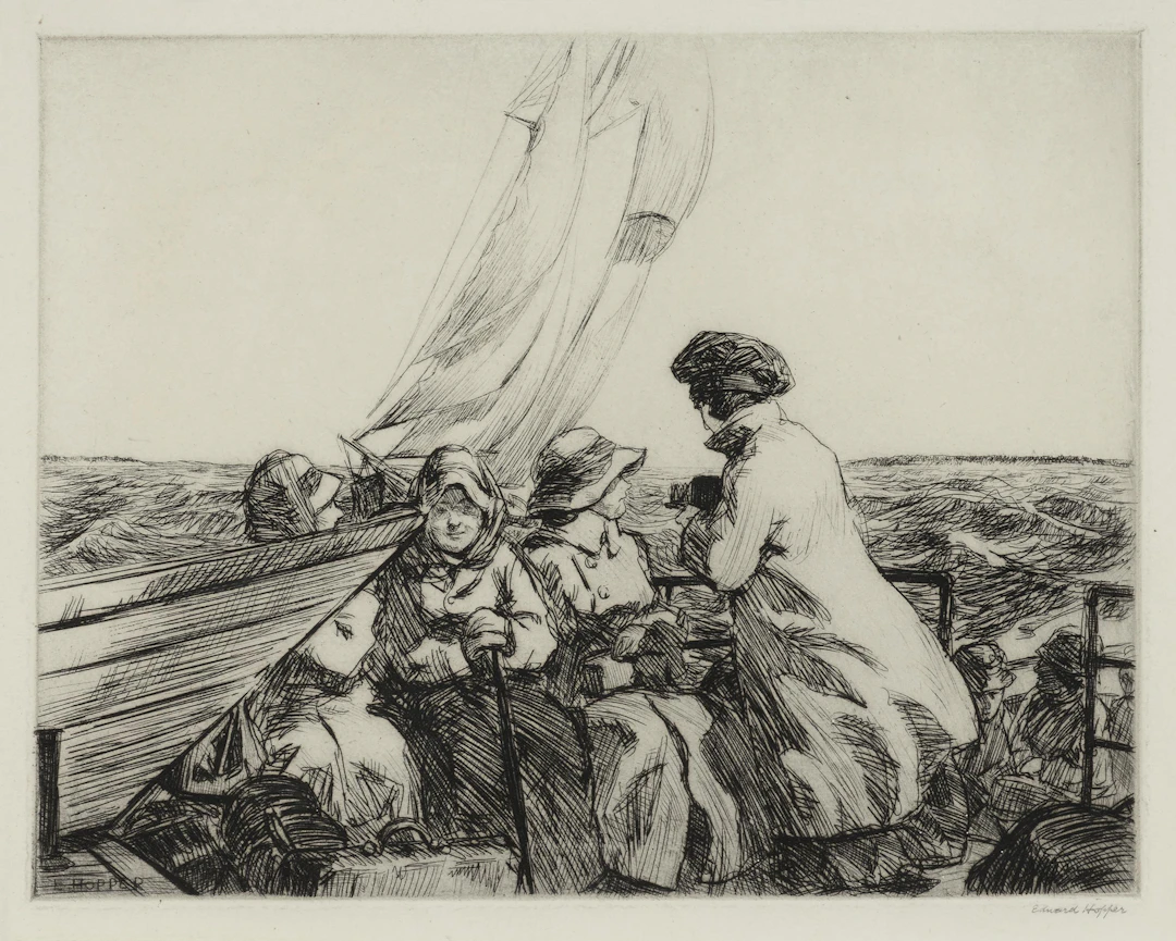 The Monhegan Boat (Zigrosser 19; Levin 52)