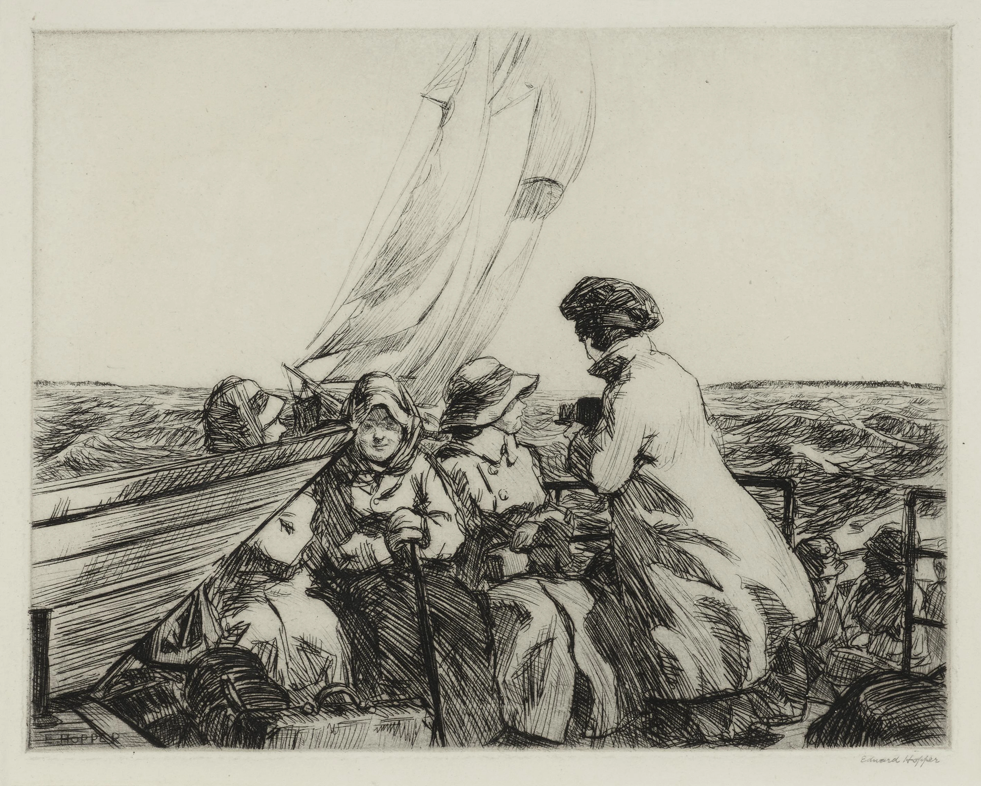 The Monhegan Boat (Zigrosser 19; Levin 52)