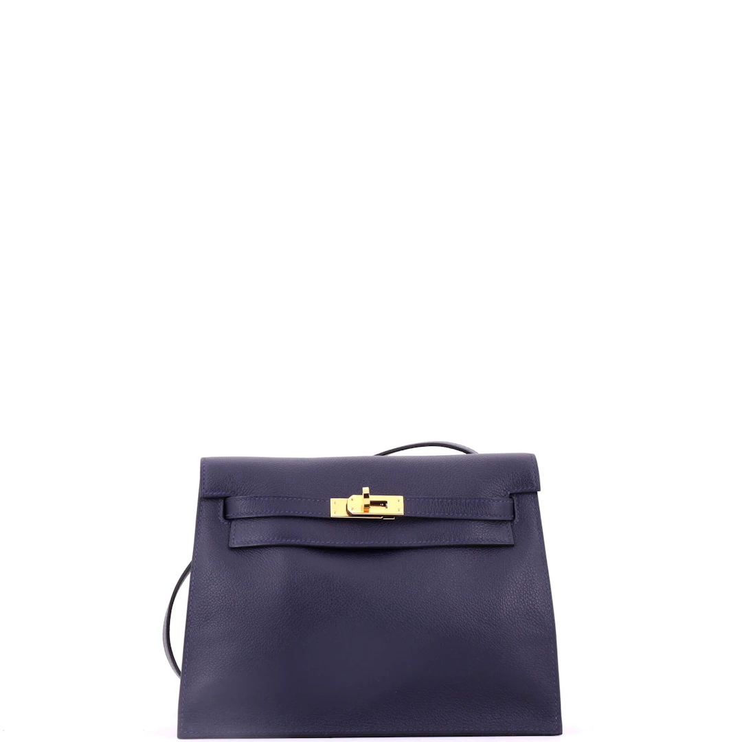 Bleu Nuit Evercolor Kelly Danse II Gold Hardware, 2020