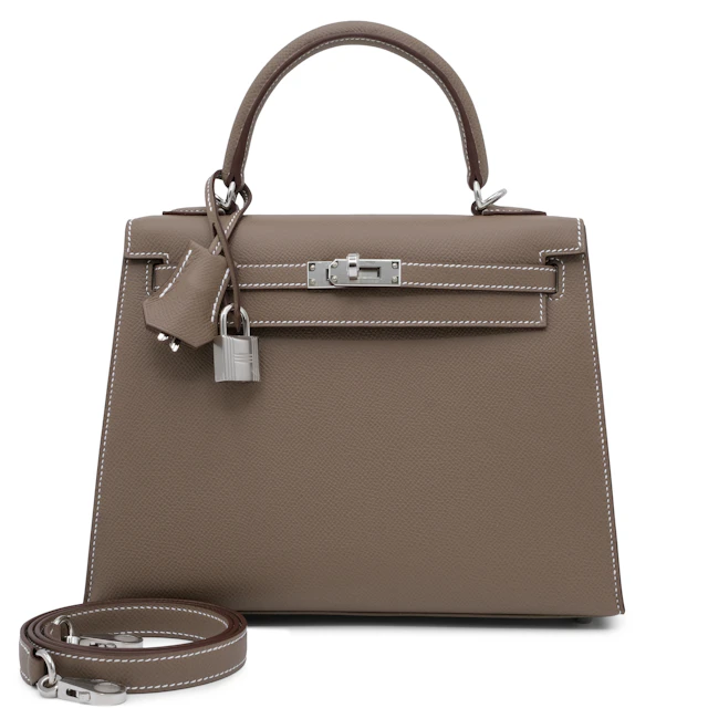 Etoupe Epsom Kelly 25 Sellier Palladium Hardware