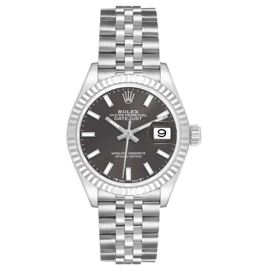 Datejust (Reference 279174). A 28mm stainless steel white gold automatic