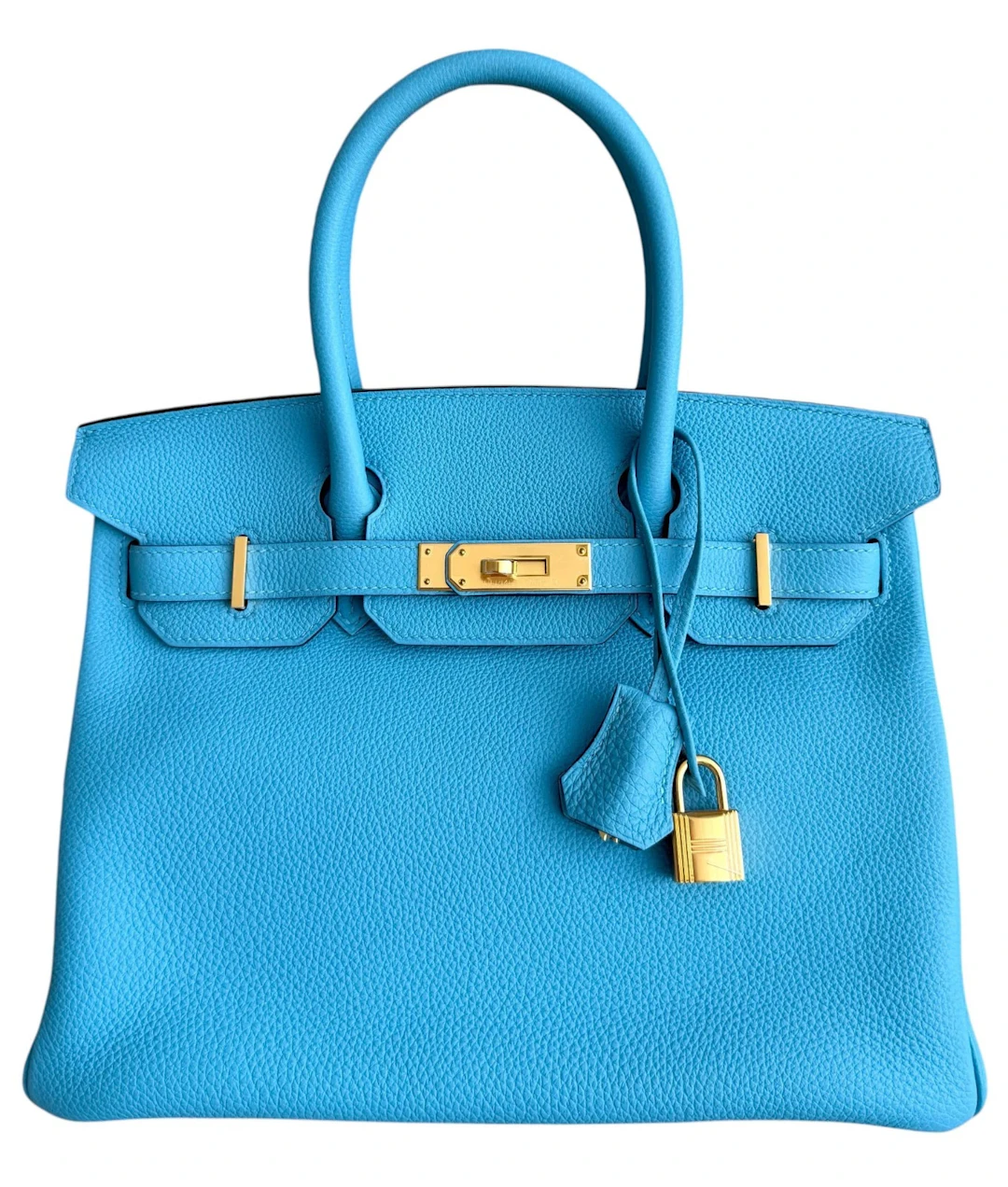 Bleu Du Nord Togo Birkin 30 Gold Hardware, 2019