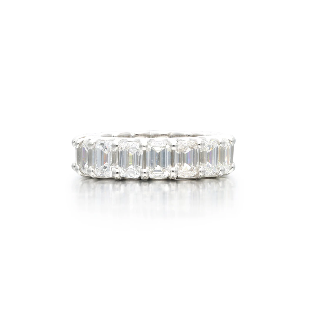 Platinum and 8.65ct Diamond Eternity Ring