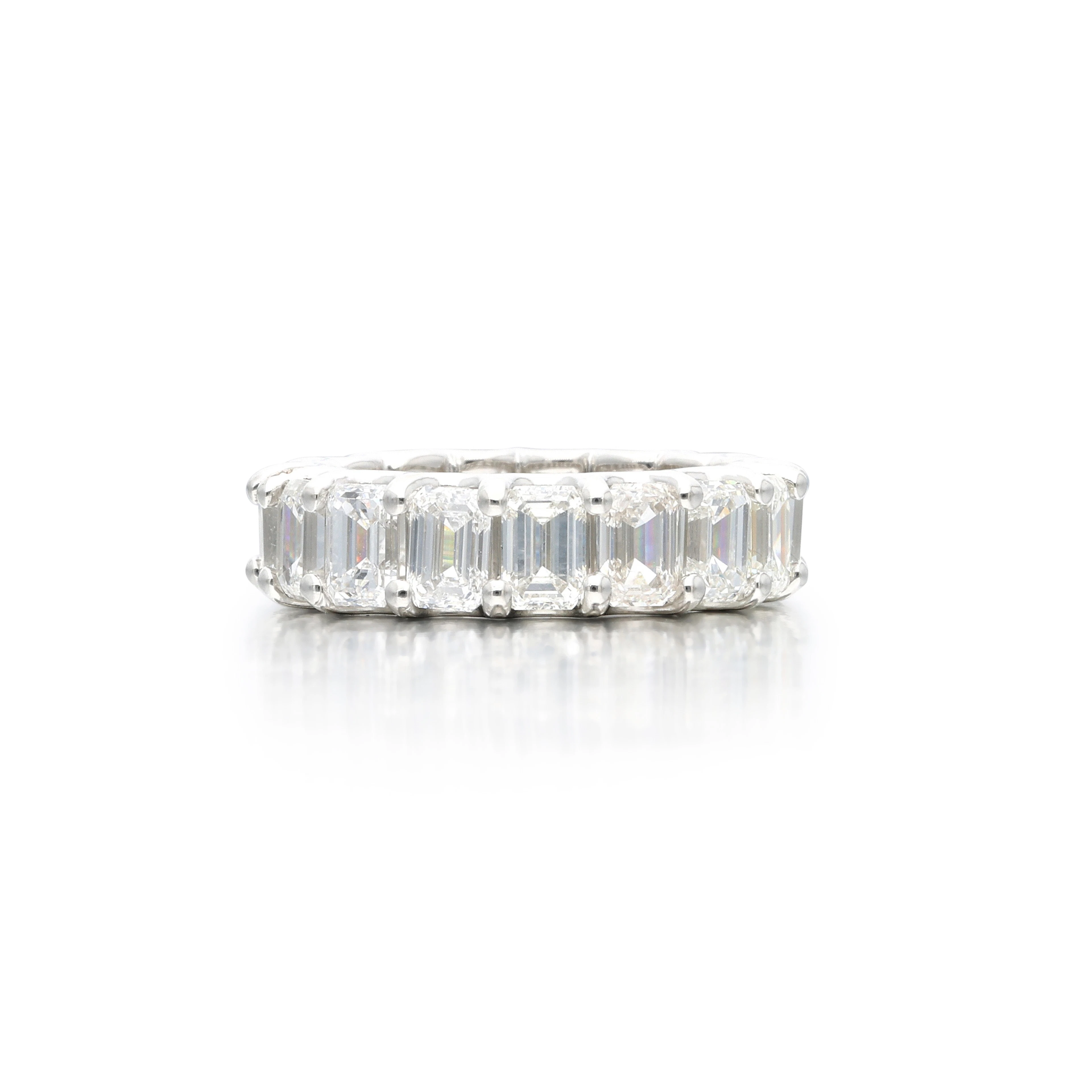 Platinum and 8.65ct Diamond Eternity Ring
