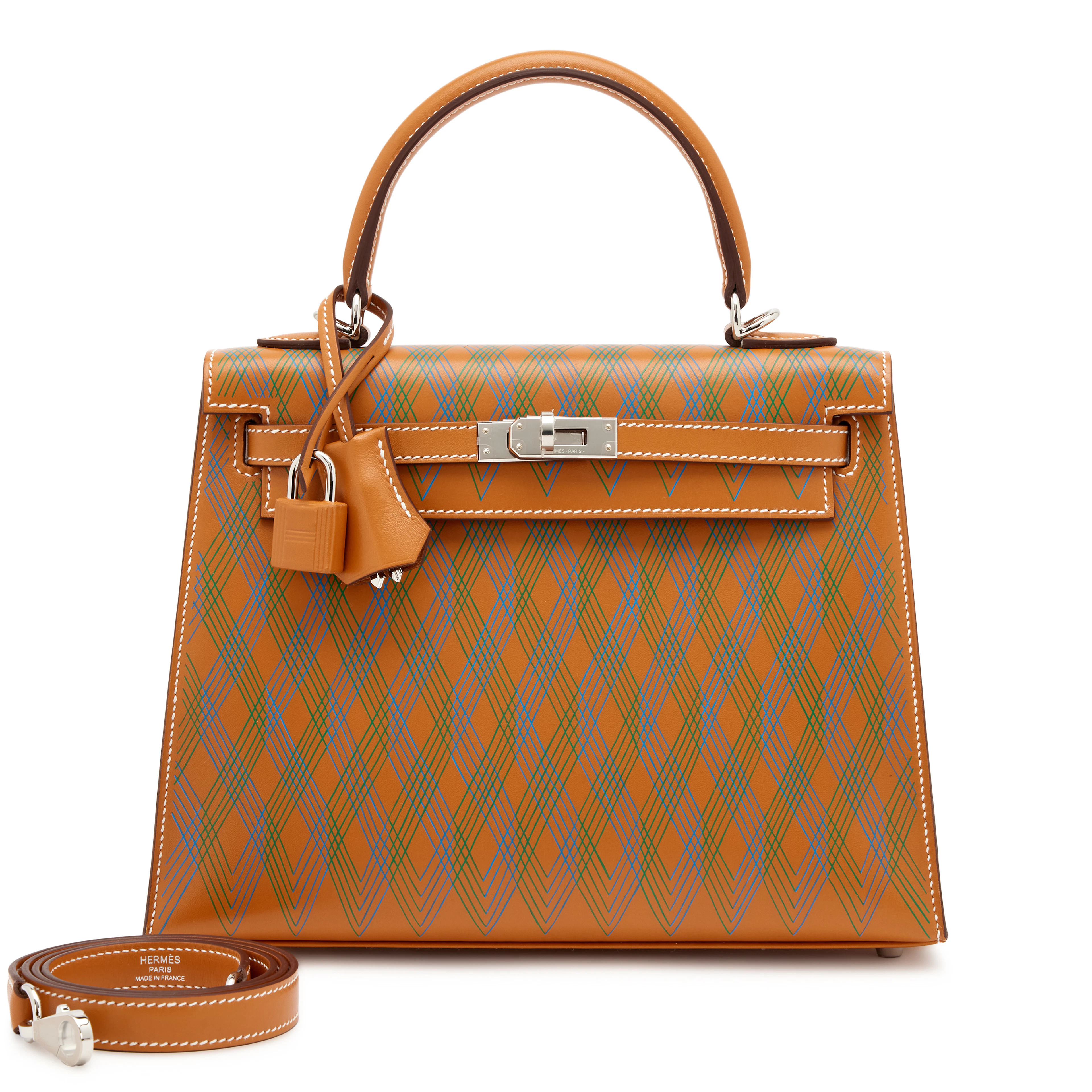 Limited Edition Naturel Sable Butler Sellier Losanges Kelly 25 Palladium
