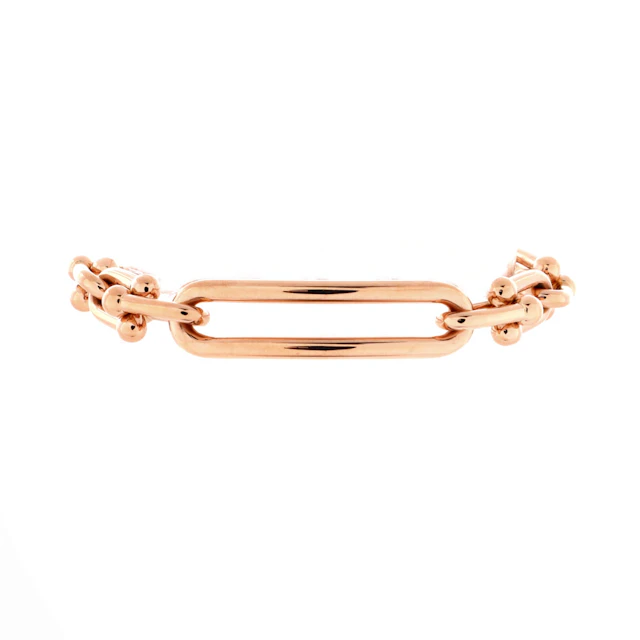 Rose Gold HardWear Elongated Link Bracelet
