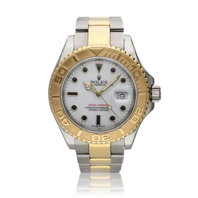 Yacht-Master (Reference 16623). A 40mm yellow gold stainless steel