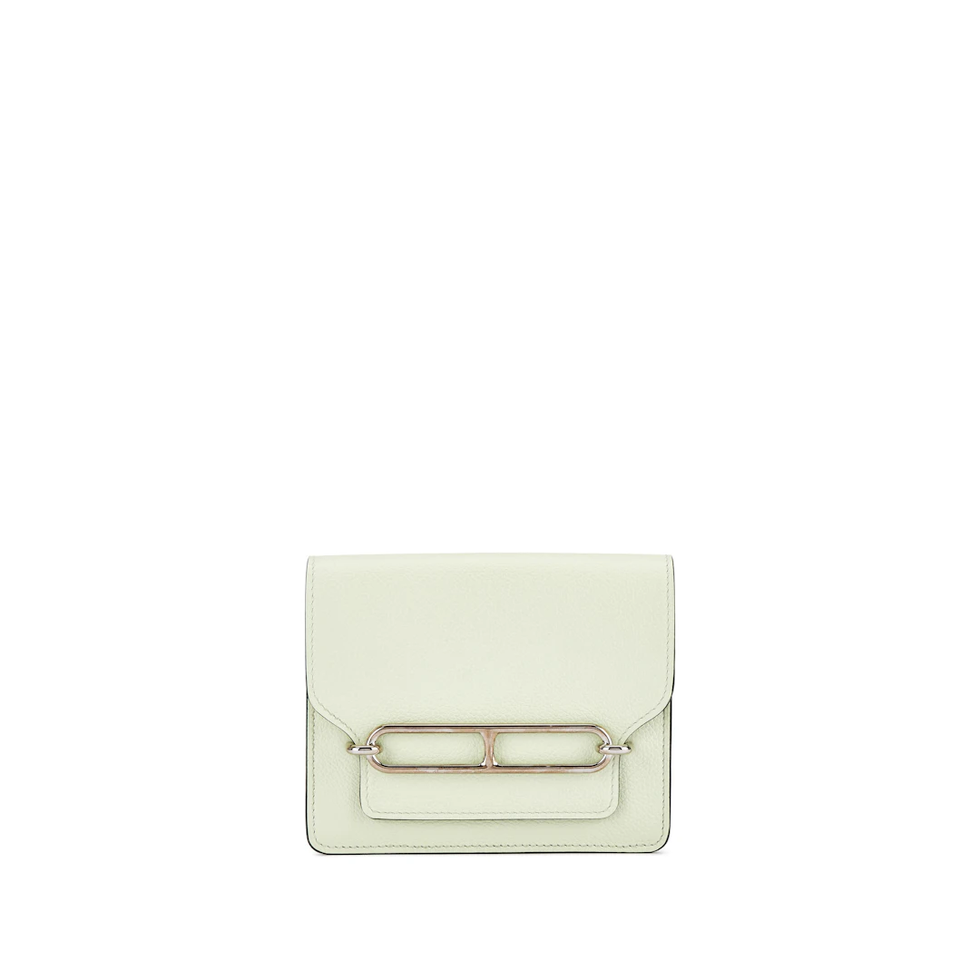 Vert Fizz Evercolor Roulis Slim Wallet Palladium Hardware, 2022
