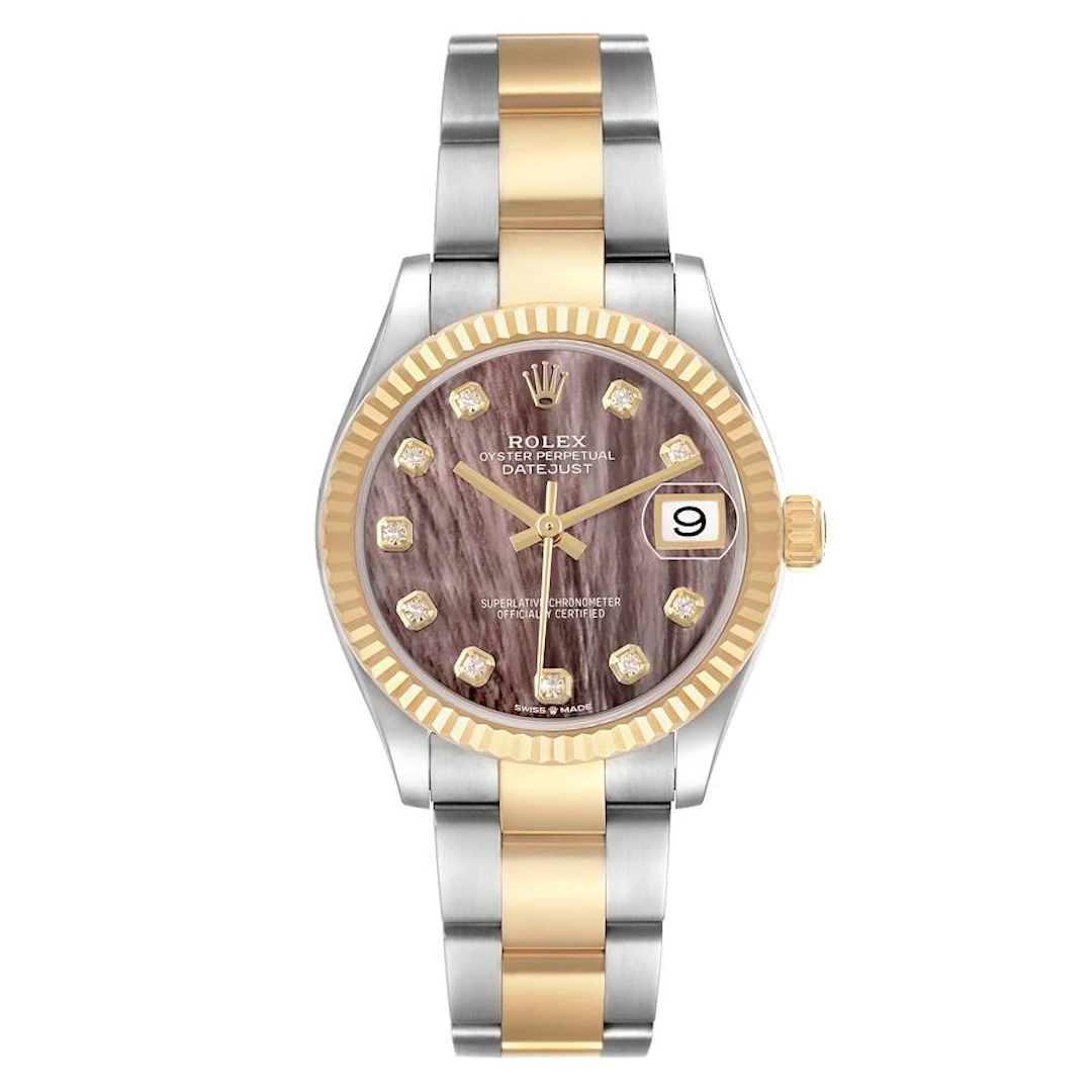 Datejust (Reference 278273). A 31mm unworn yellow gold stainless steel