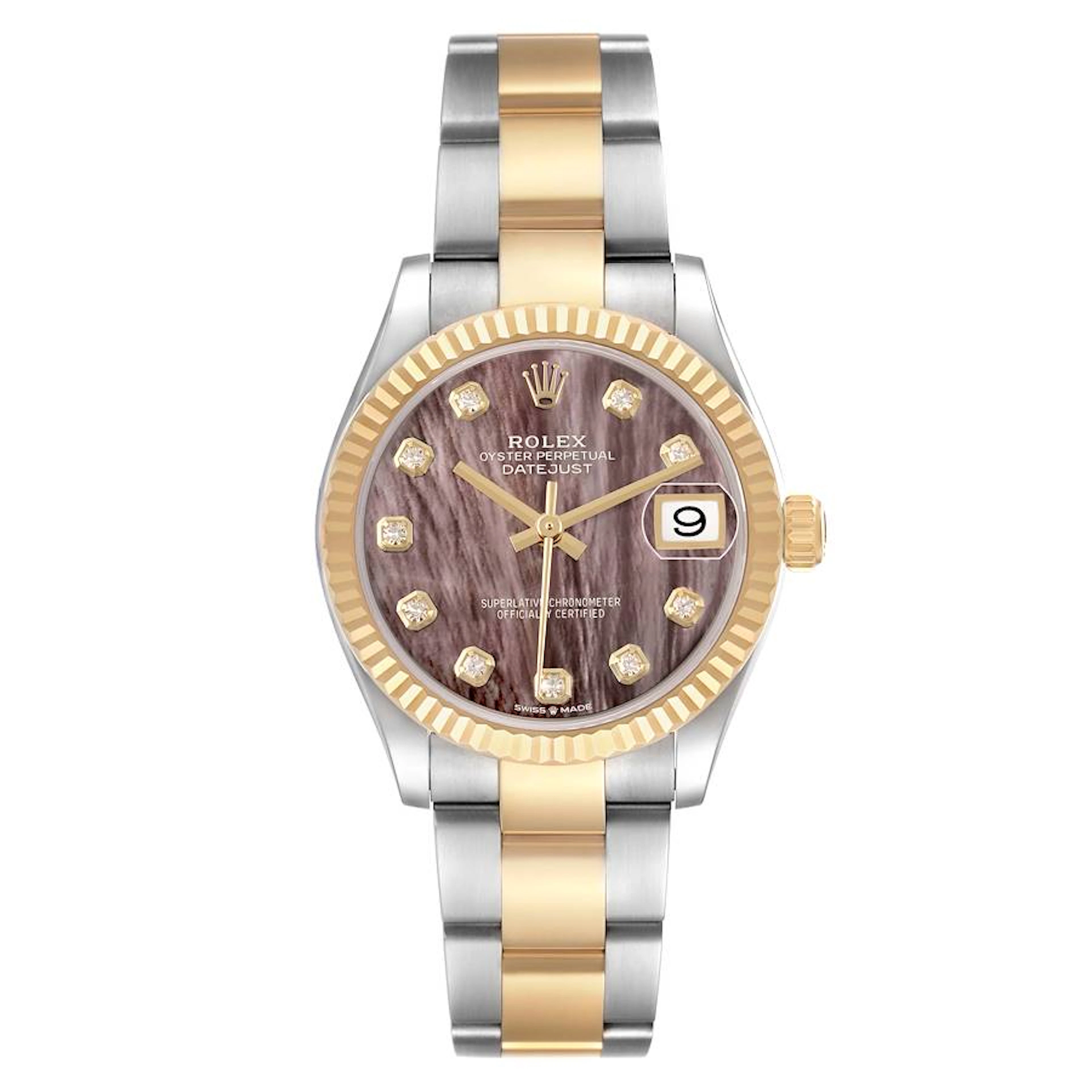 Datejust (Reference 278273). A 31mm unworn yellow gold stainless steel