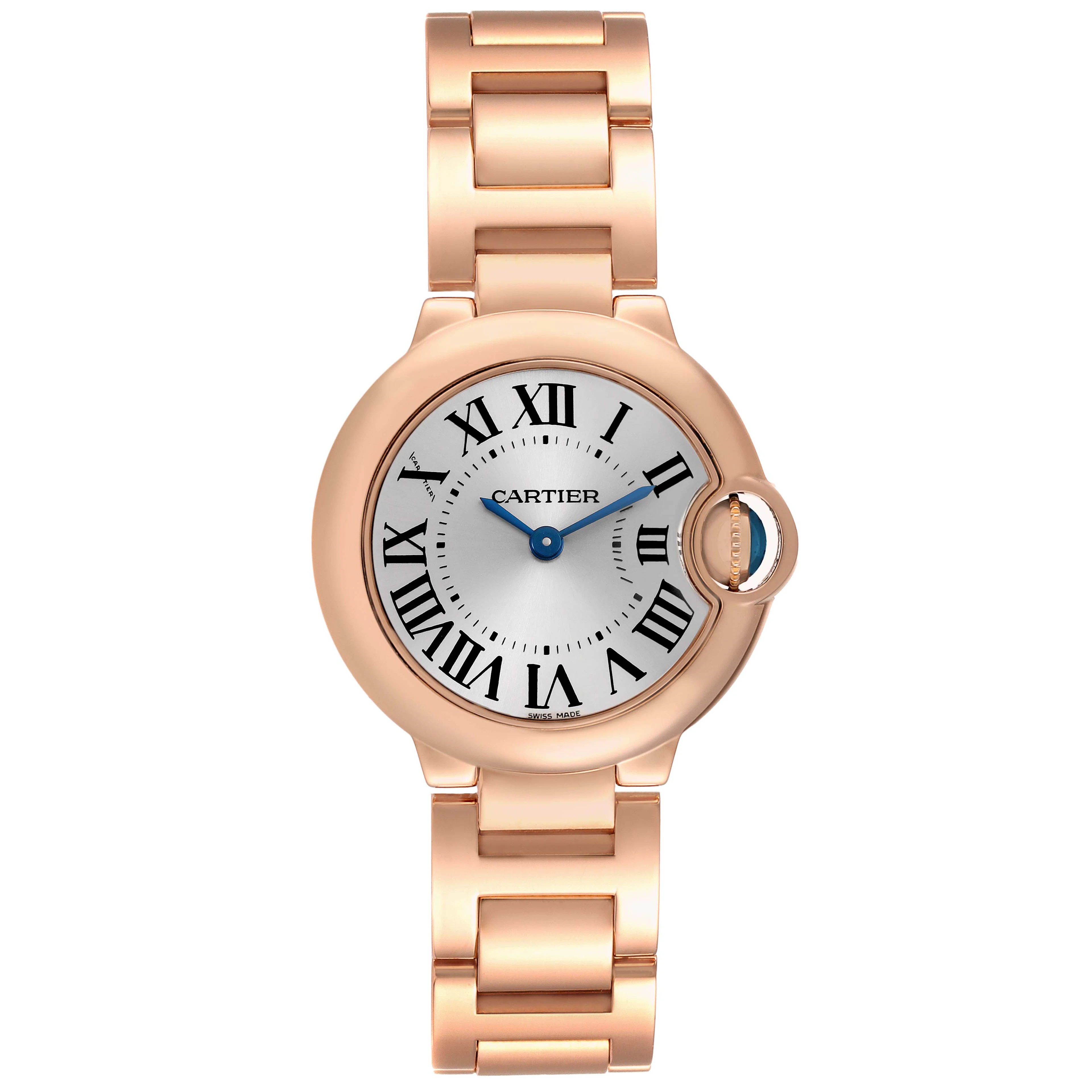 Ballon Bleu (Reference W69002Z2). A 28mm rose gold quartz wristwatch. 2012