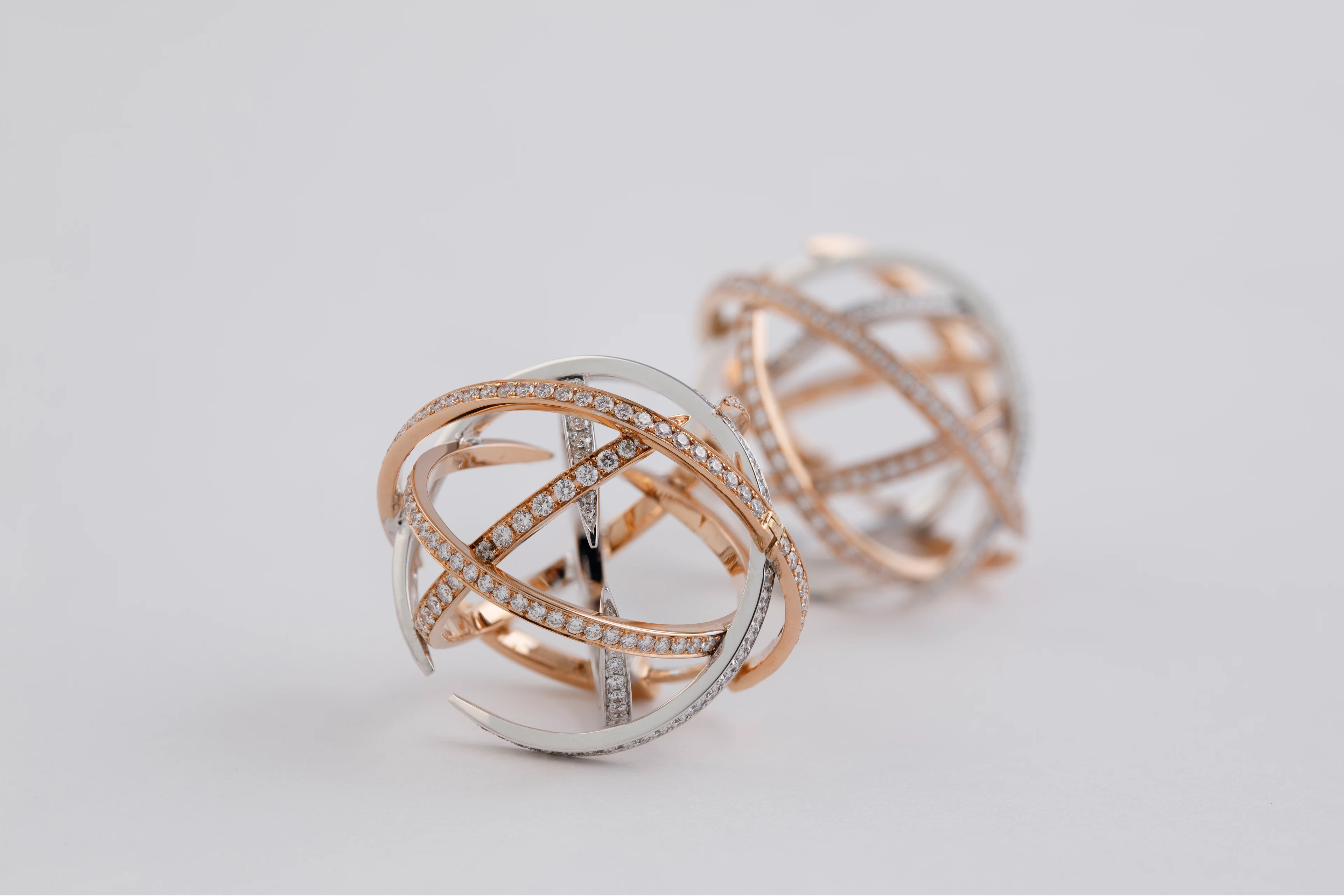 Yellow Gilled Non–Sphere Earrings