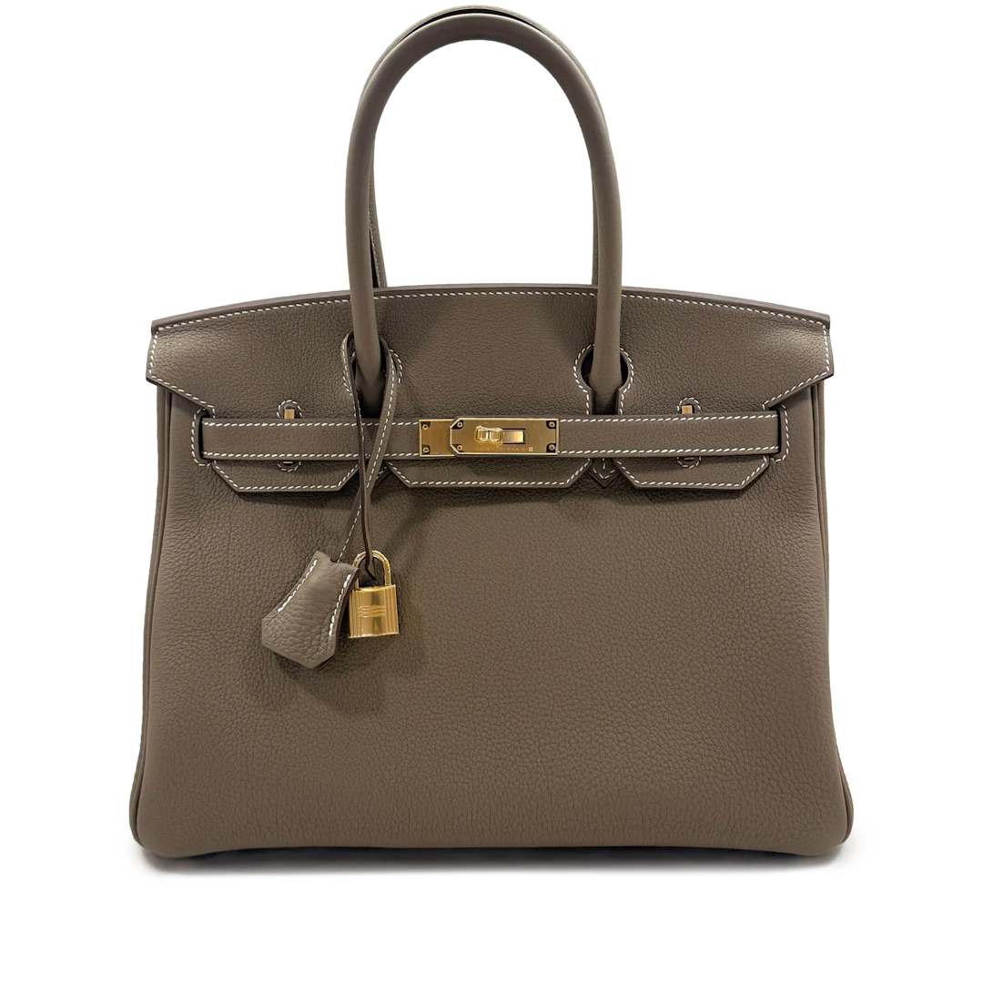 Etoupe Togo Birkin 30 Gold Hardware, 2026