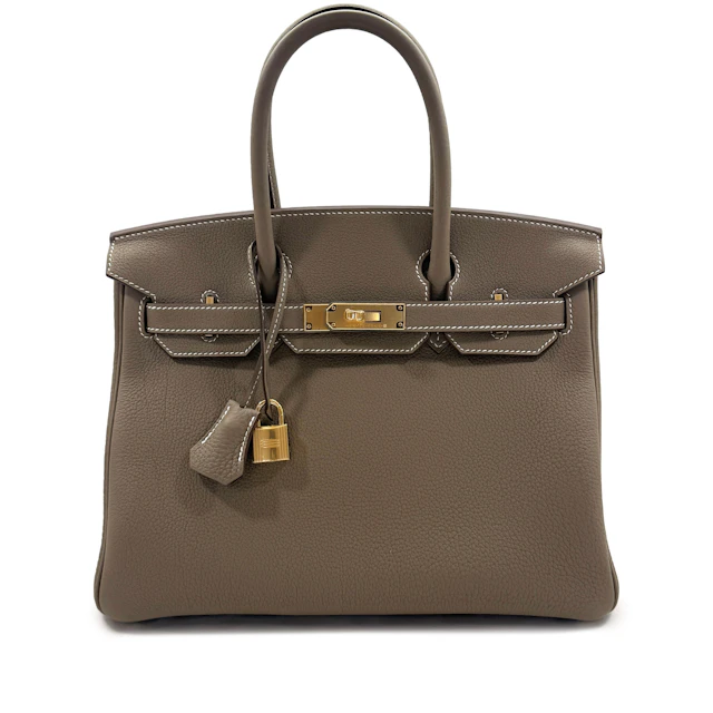 Etoupe Togo Birkin 30 Gold Hardware, 2026