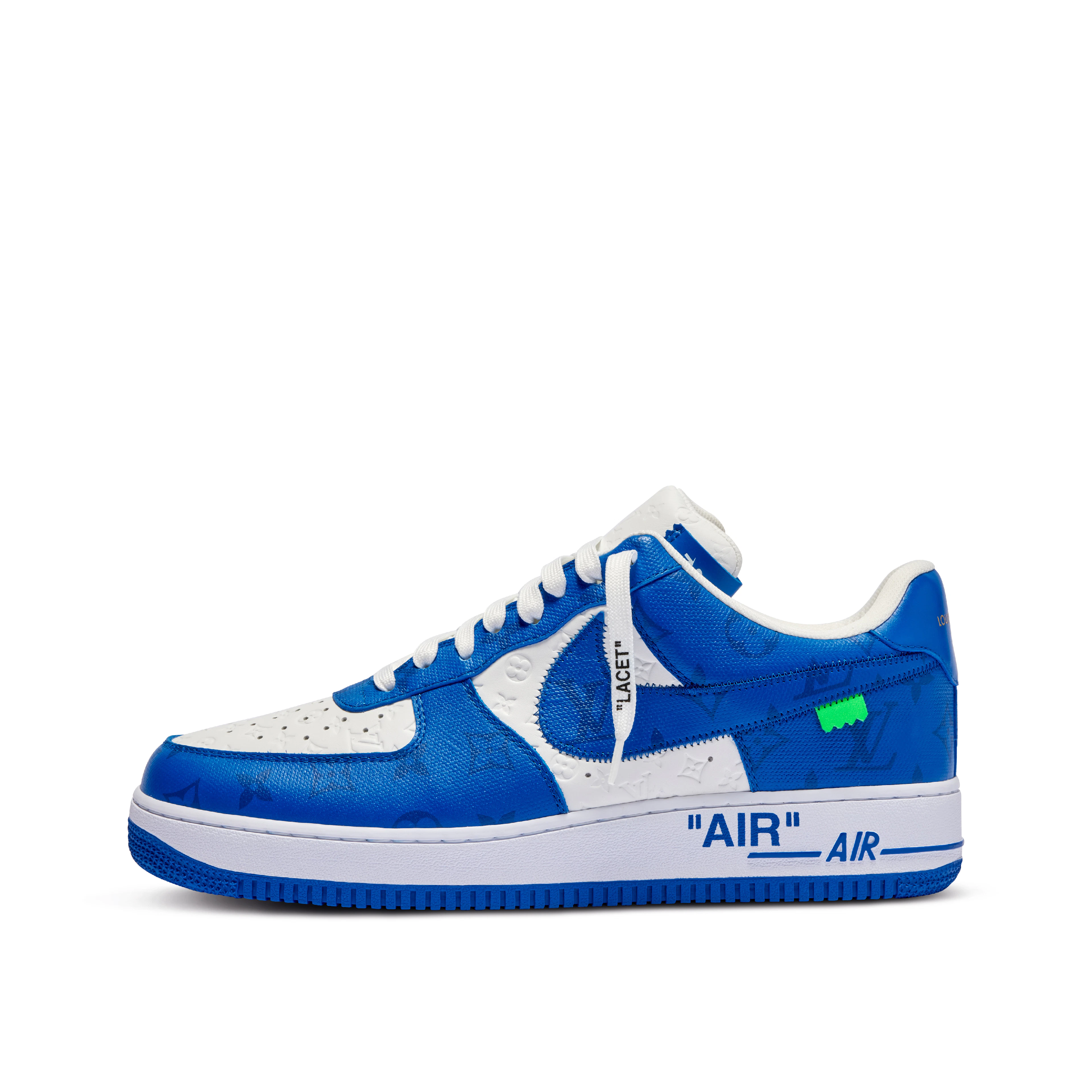 Louis Vuitton x Nike Air Force 1 Blue | Size 8