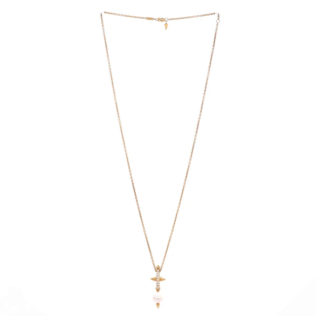 Gold, Cultured Pearl and Diamond Titan by Pharrell Williams Pendant Necklace