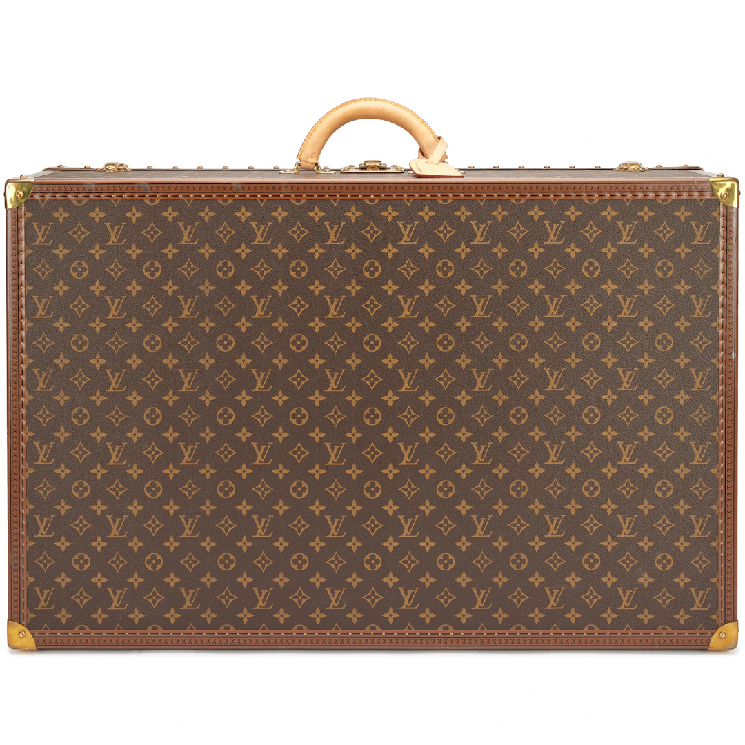 Monogram Alzer 75 Trunk Brass Hardware, 2010s