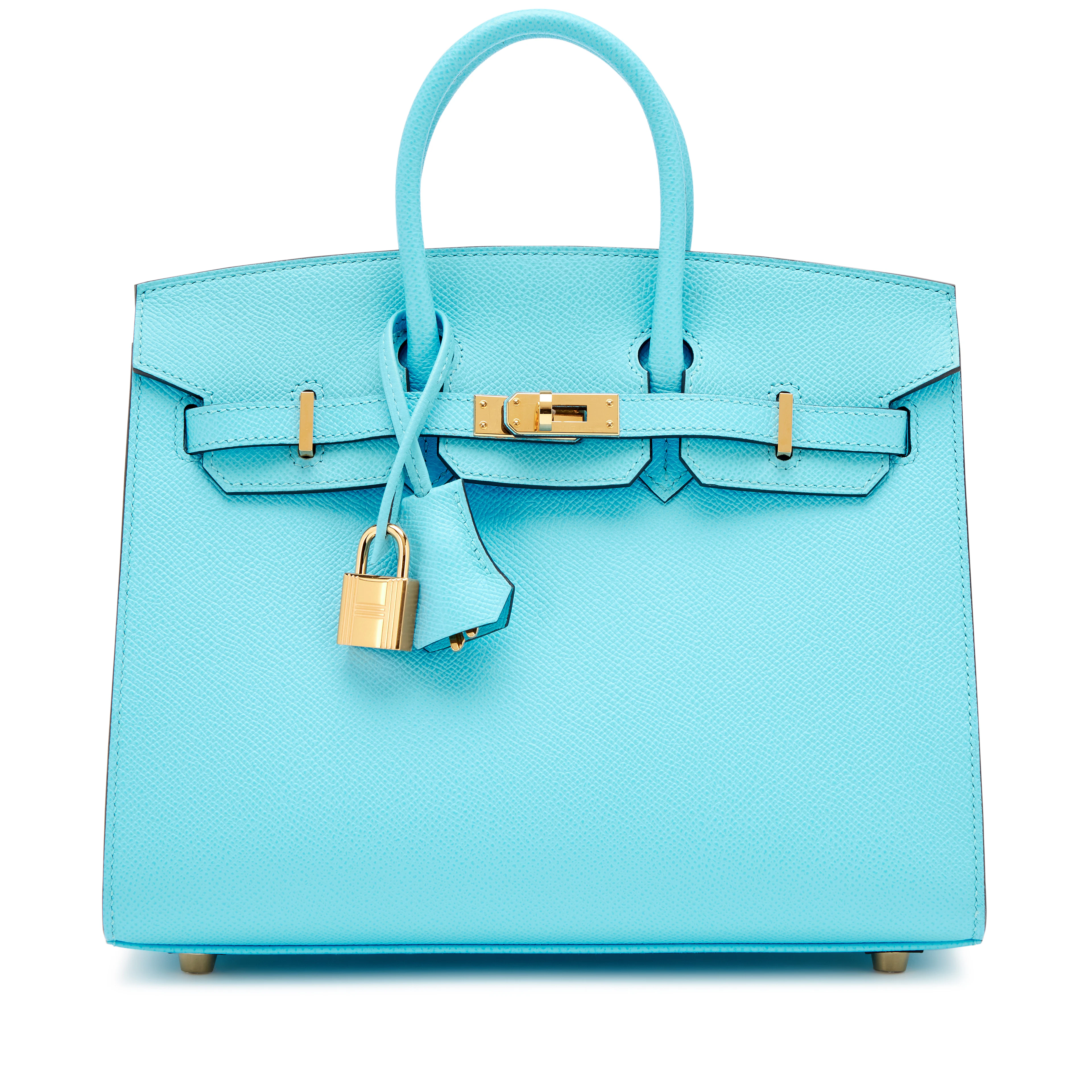 Bleu Celeste Epsom Sellier Birkin 25 Gold Hardware, 2022