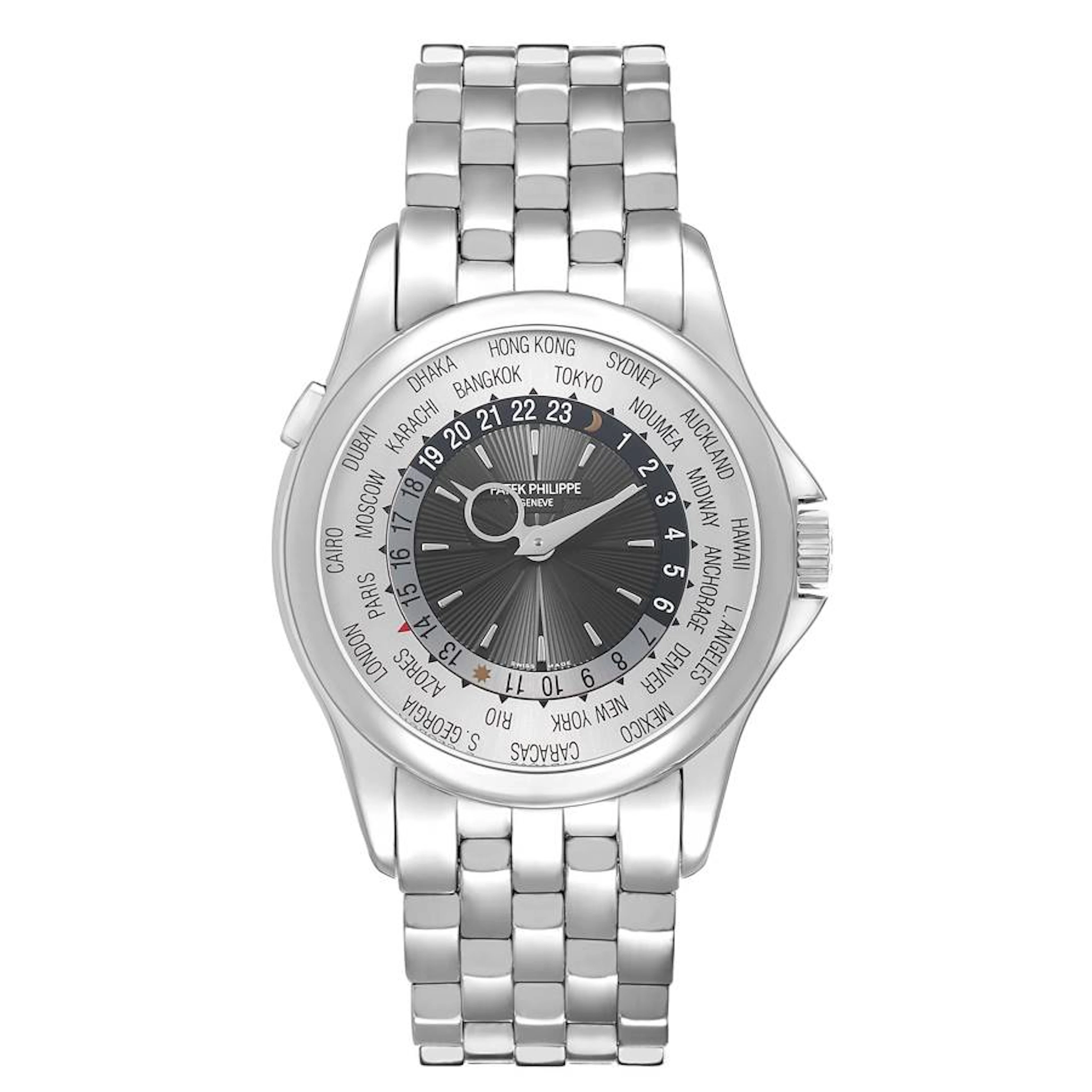 Complications (Reference 5130/1G-010). A 39.5mm white gold automatic