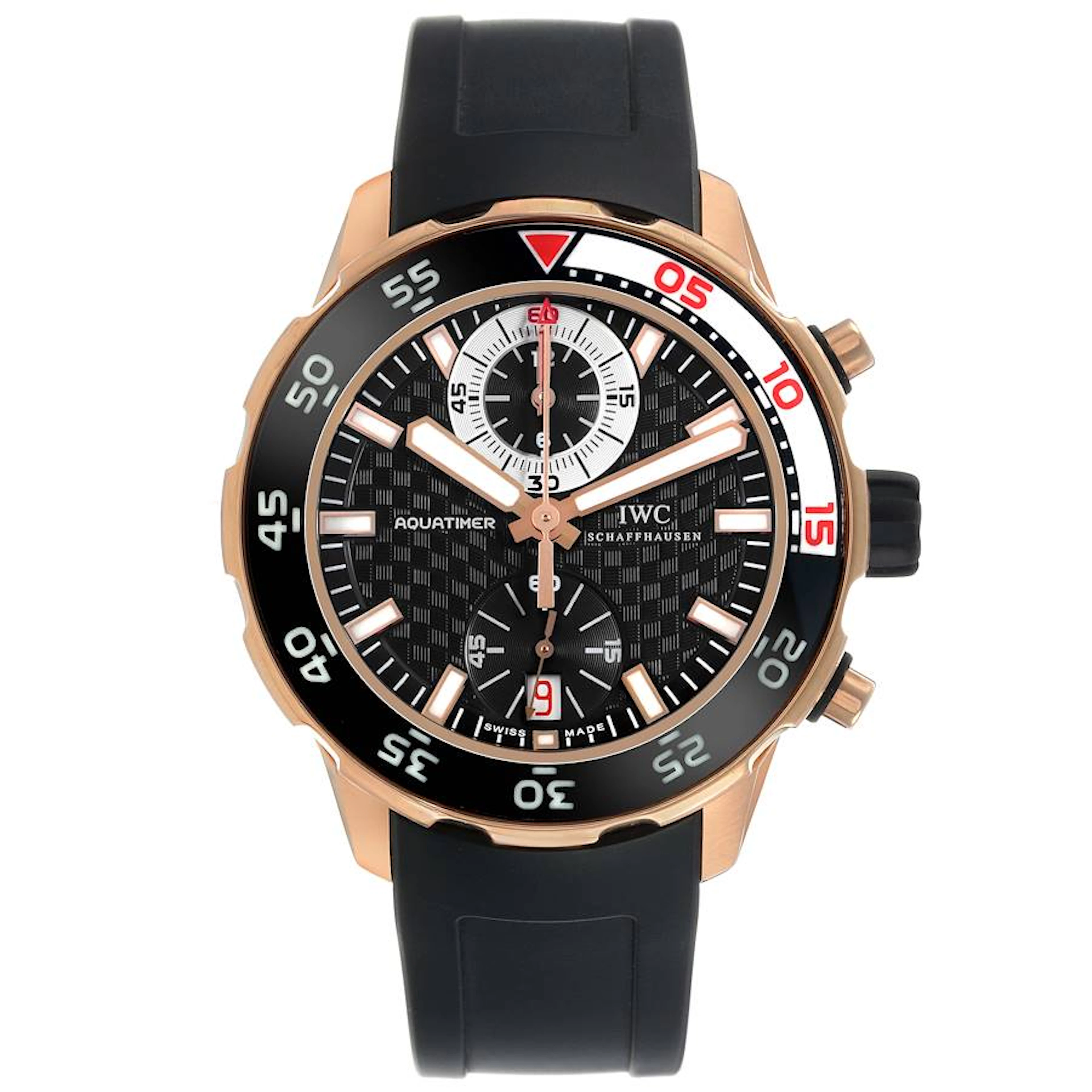 Aquatimer (Reference IW376903). A 44mm rose gold automatic wristwatch