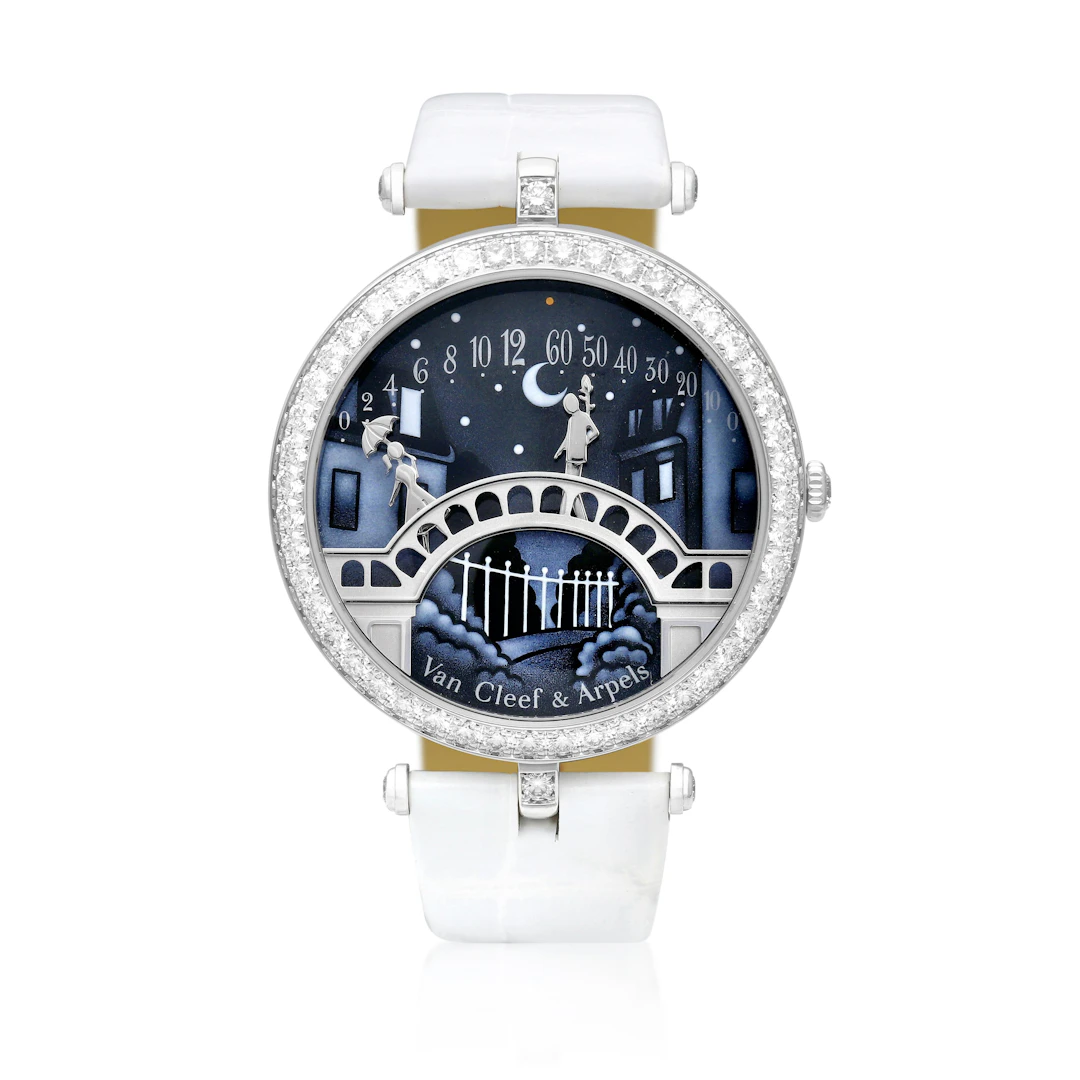 Lady Arpels 'Pont des Amoureux' (Reference 3480170). A white gold