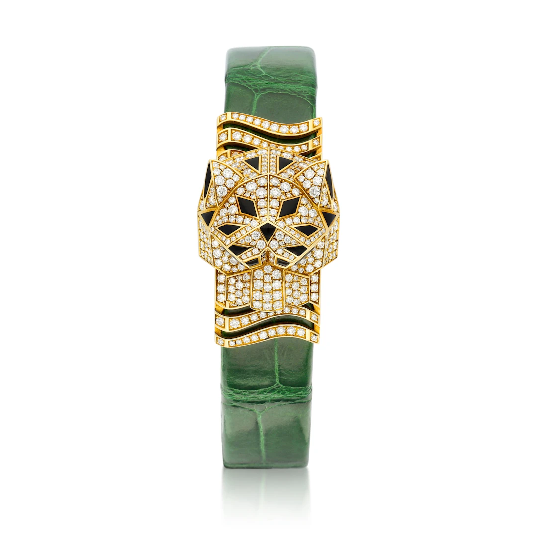 Panthère Secrete De Cartier (Reference WG500131). A 36mm yellow gold