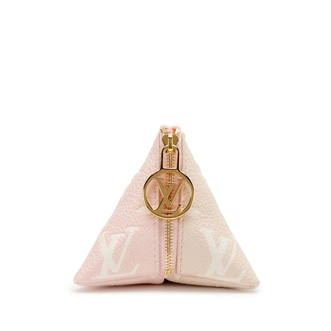 Pink and Beige Monogram Empreinte Berlingot Bag Charm Gold Hardware, 2021