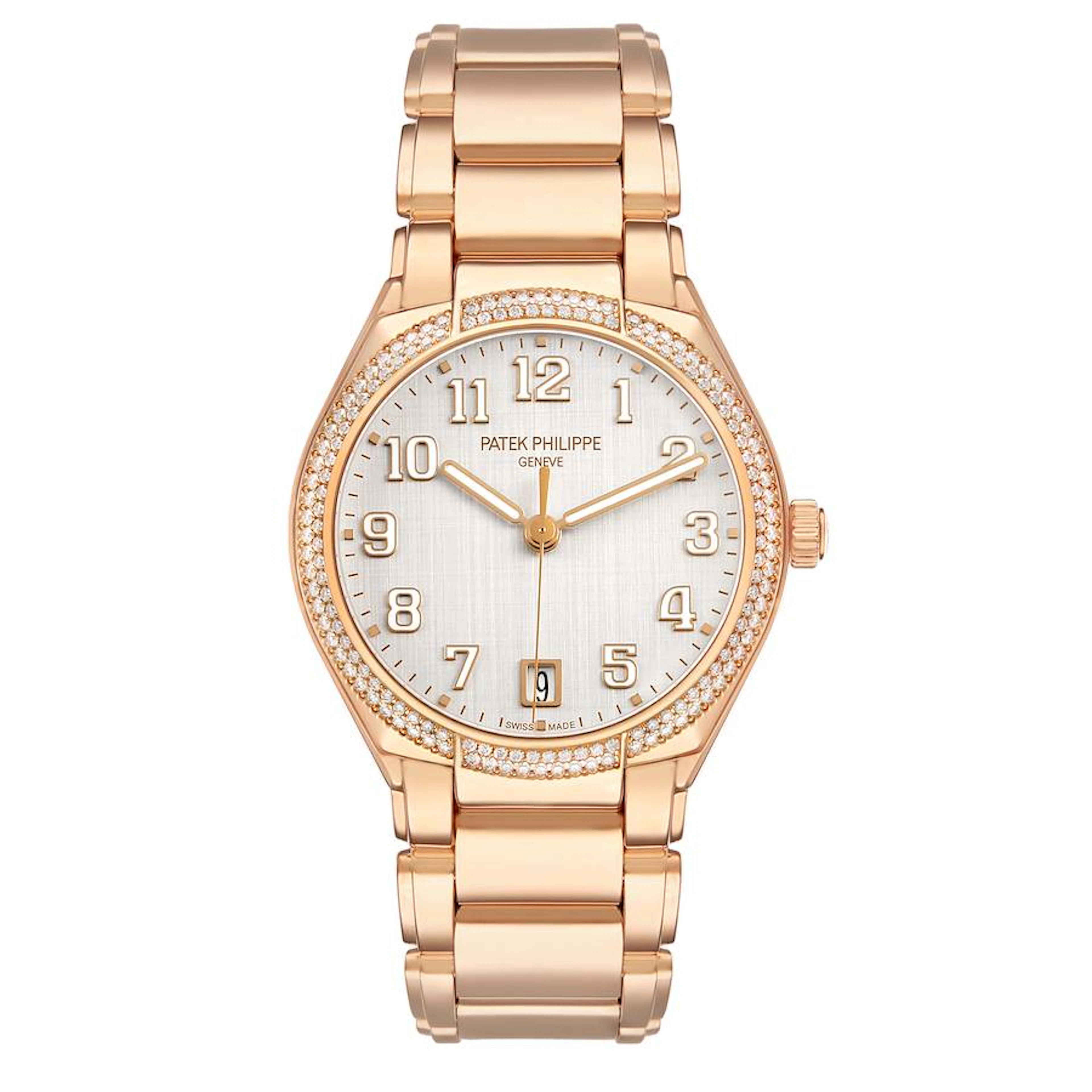 Twenty-4 (Reference 7300/1200R-010). A 36mm rose gold diamond-set