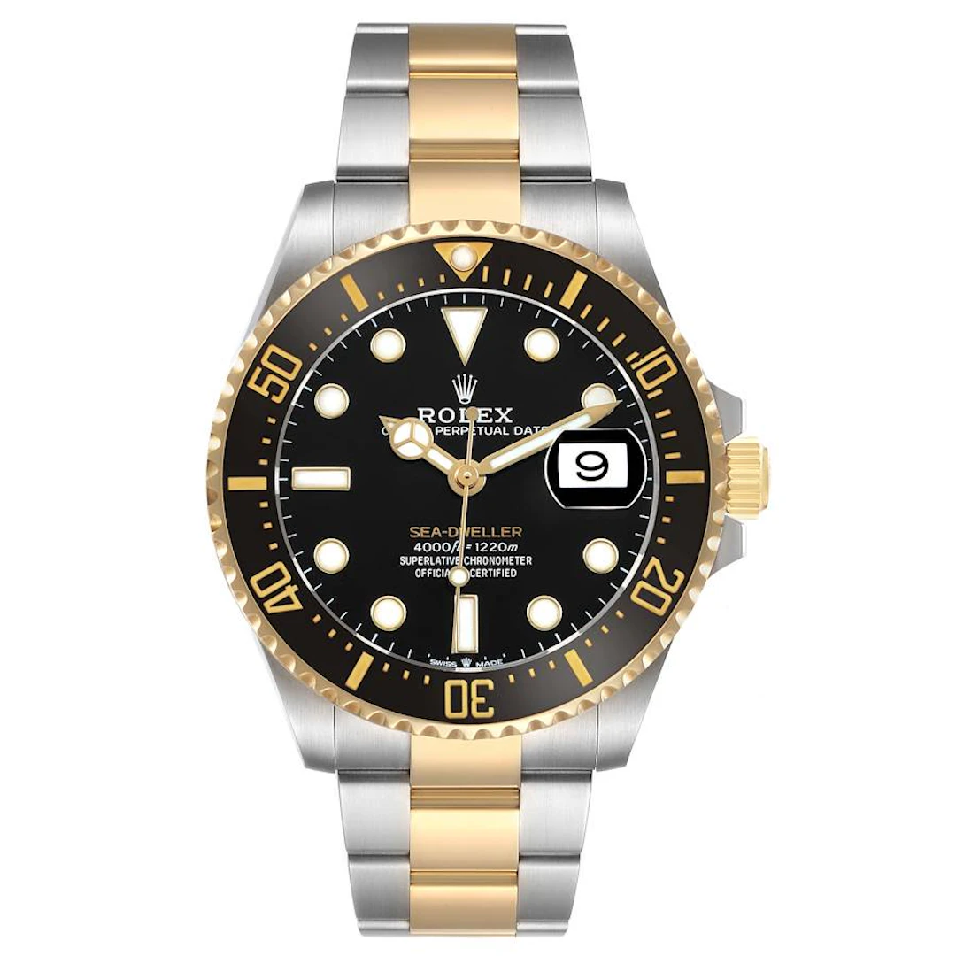 Sea-Dweller (Reference 126603). A 43mm yellow gold stainless steel
