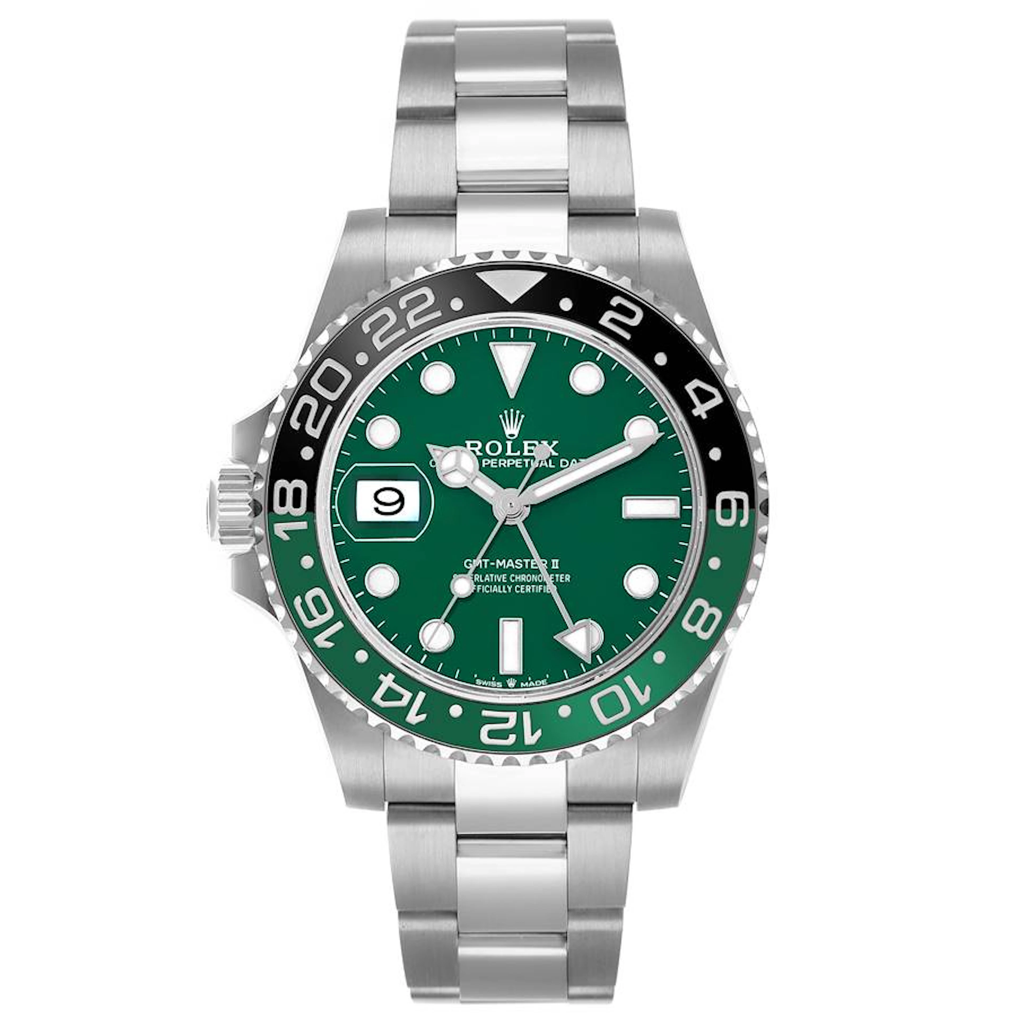 GMT-Master II 'Sprite' (Reference 126729VTNR). A 40mm unworn white