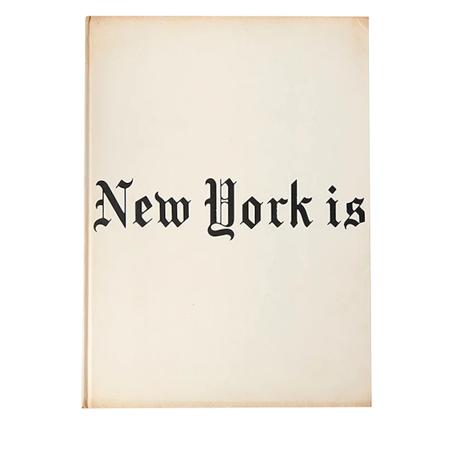 New York Is | Signed First Edition