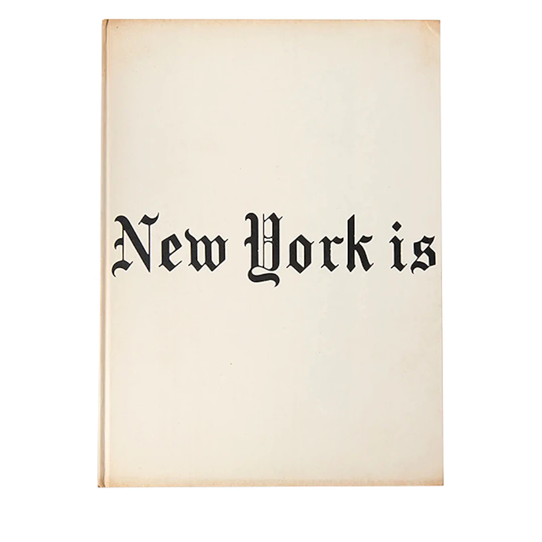 New York Is | Signed First Edition