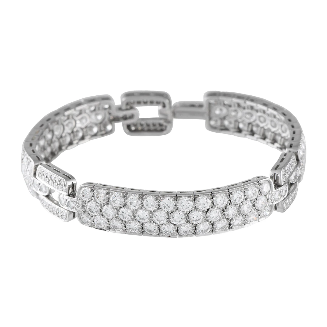 Vintage Platinum and Diamond Bracelet