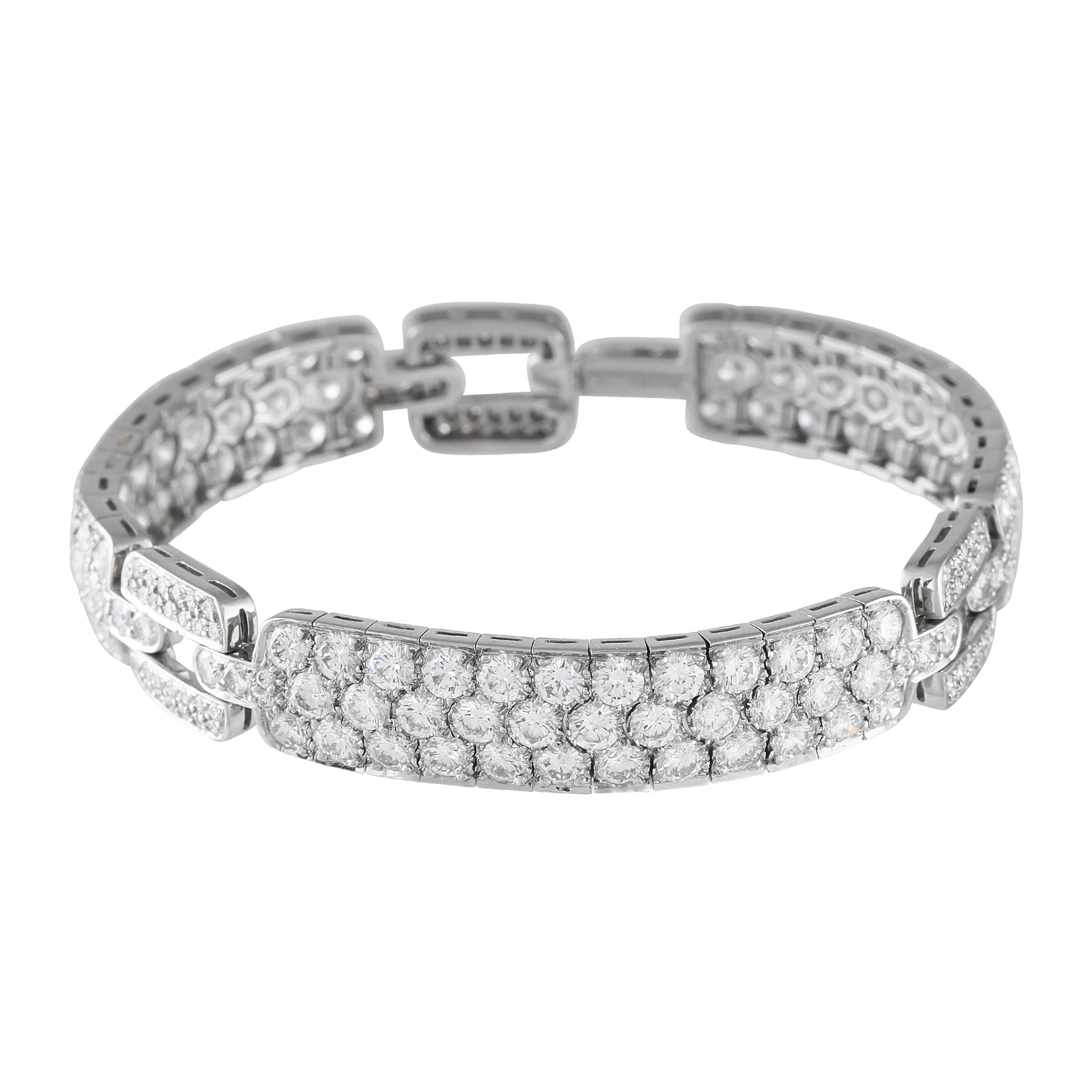 Vintage Platinum and Diamond Bracelet