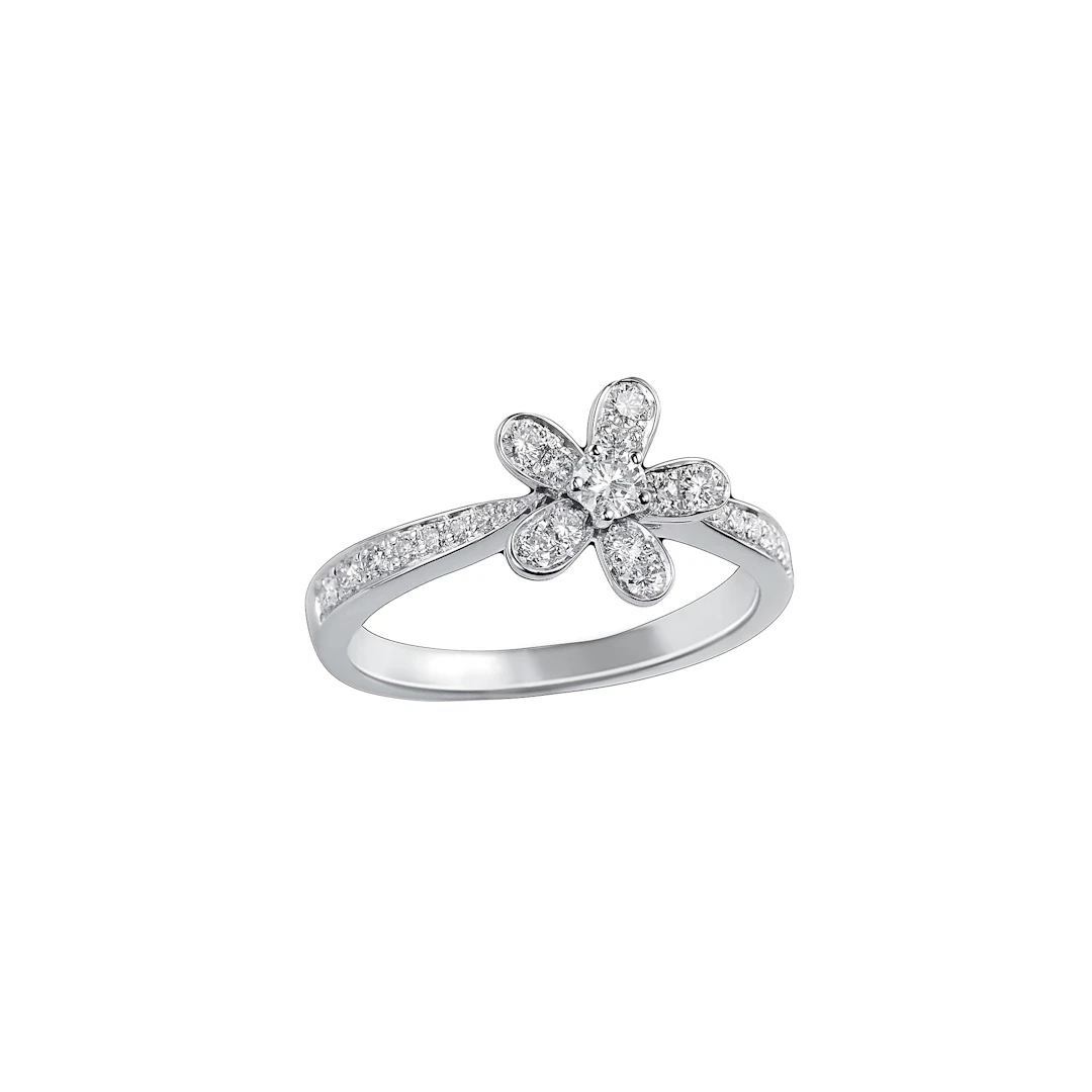 White Gold and Diamond Socrate Ring