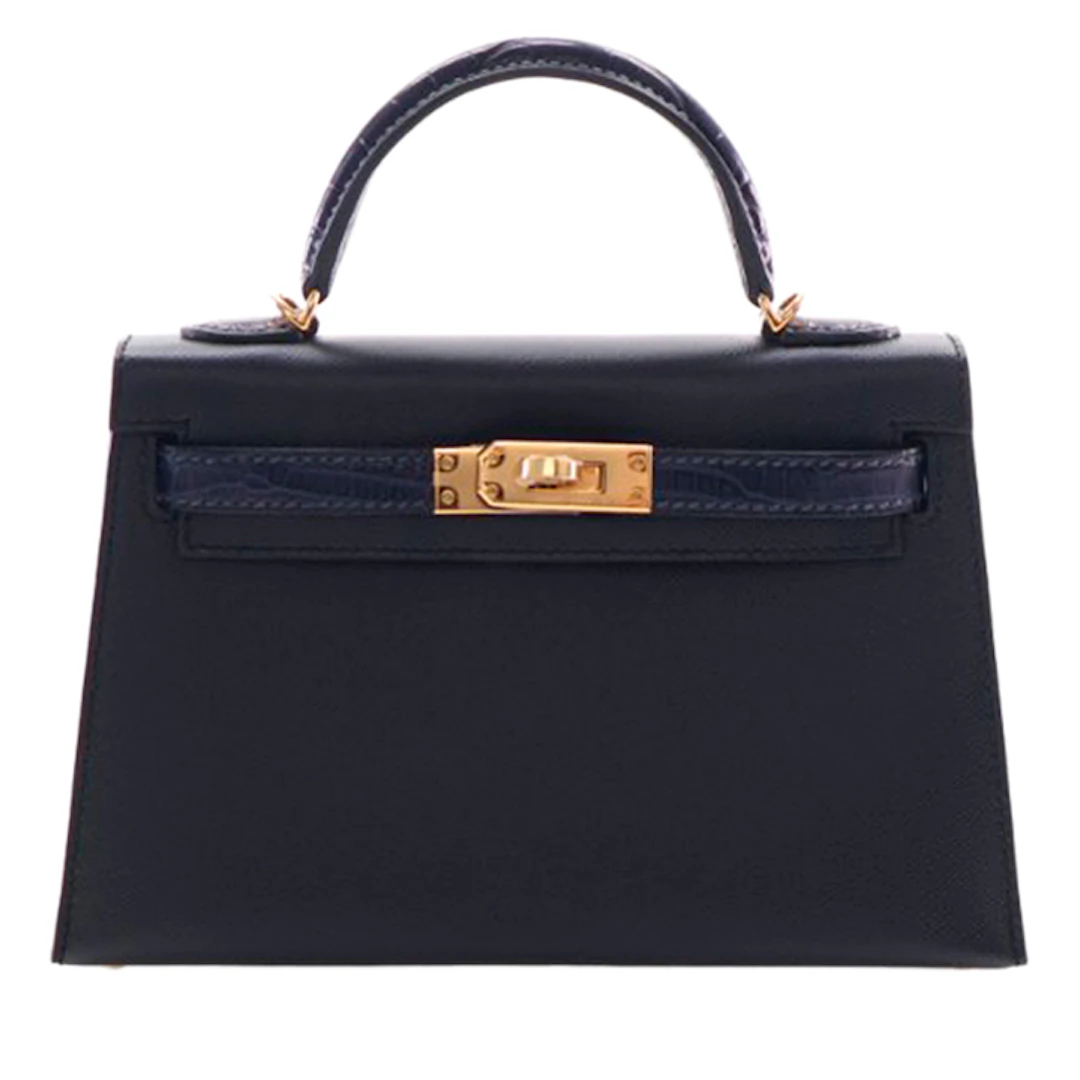 Black Madame and Bleu Marine Mississippiensis Alligator Touch Mini