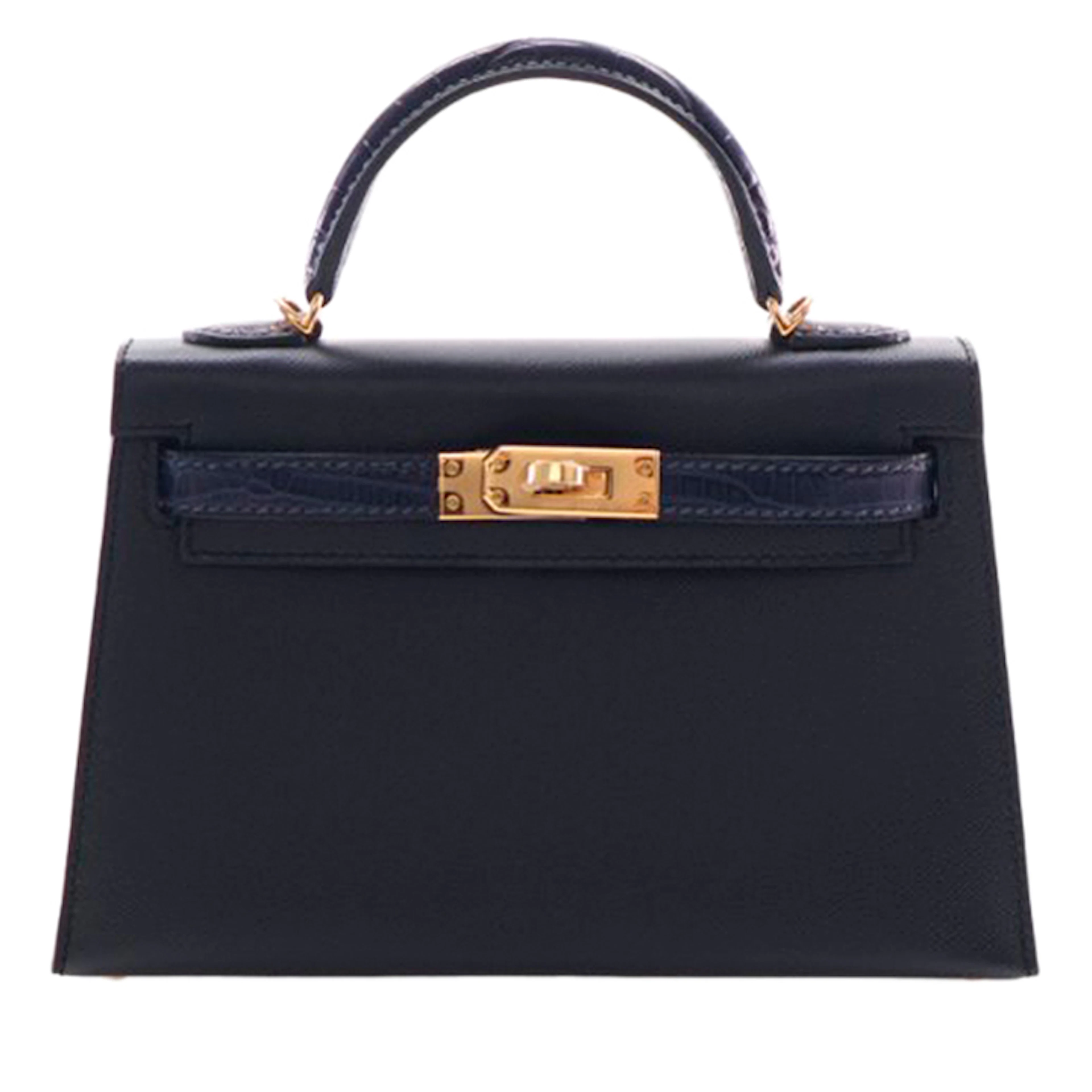 Black Madame and Bleu Marine Mississippiensis Alligator Touch Mini