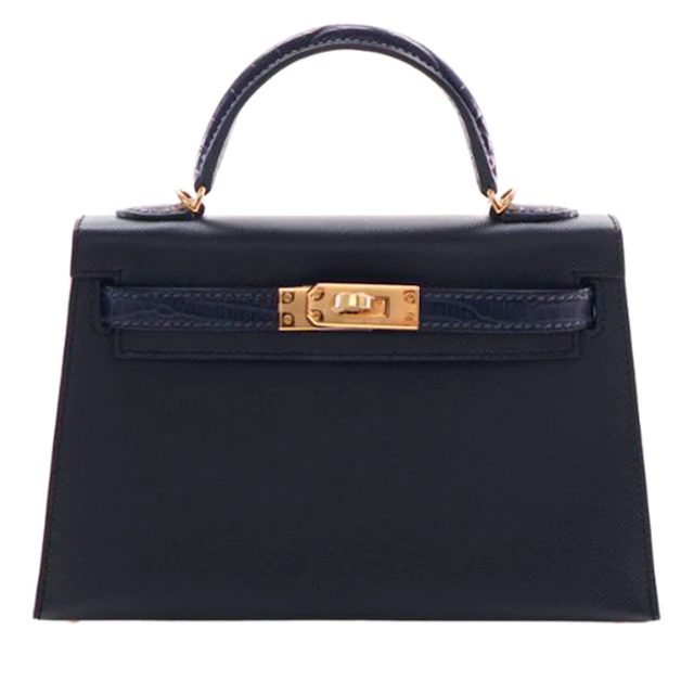 Black Madame and Bleu Marine Mississippiensis Alligator Touch Mini