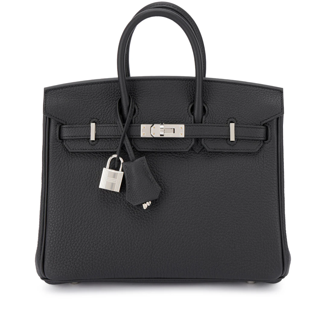 Black Togo Birkin 25 Palladium Hardware, 2026