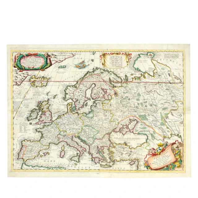 Italian Map Of Europe