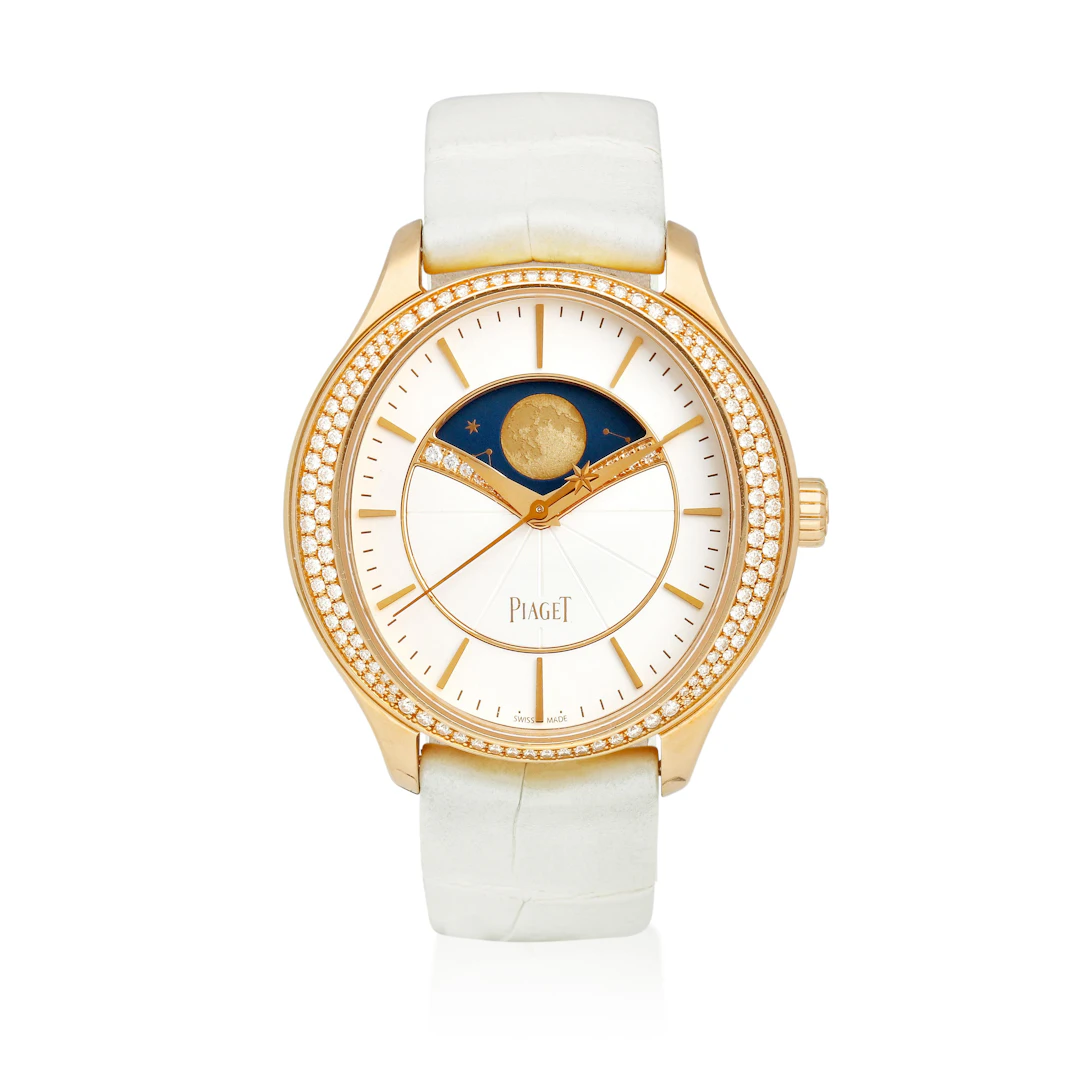 Limelight Stella (Reference P11179). A rose gold and diamond-set automatic