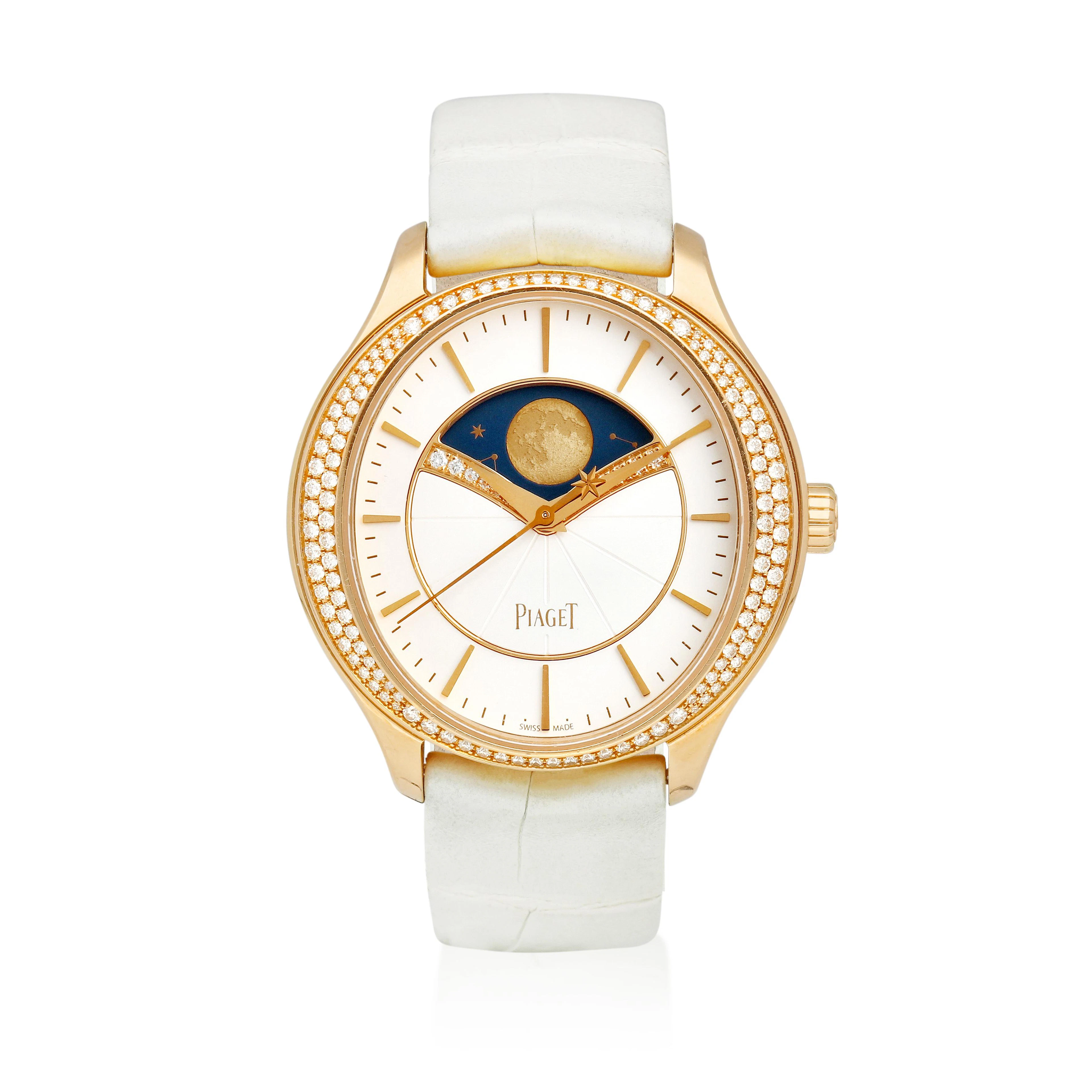 Limelight Stella (Reference P11179). A rose gold and diamond-set automatic