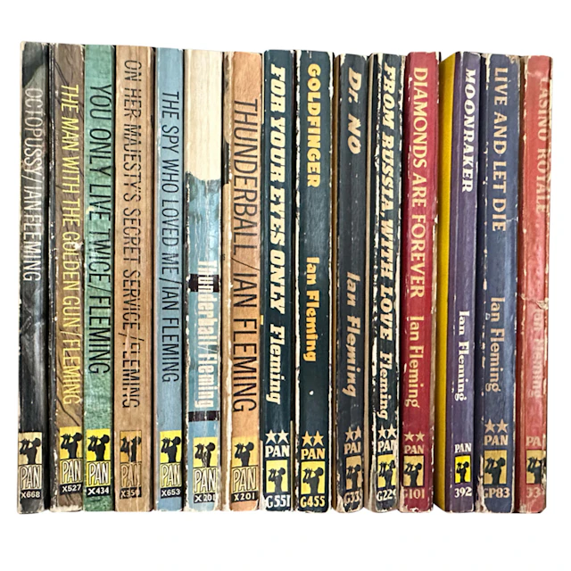 James Bond Pan Paperback Collection