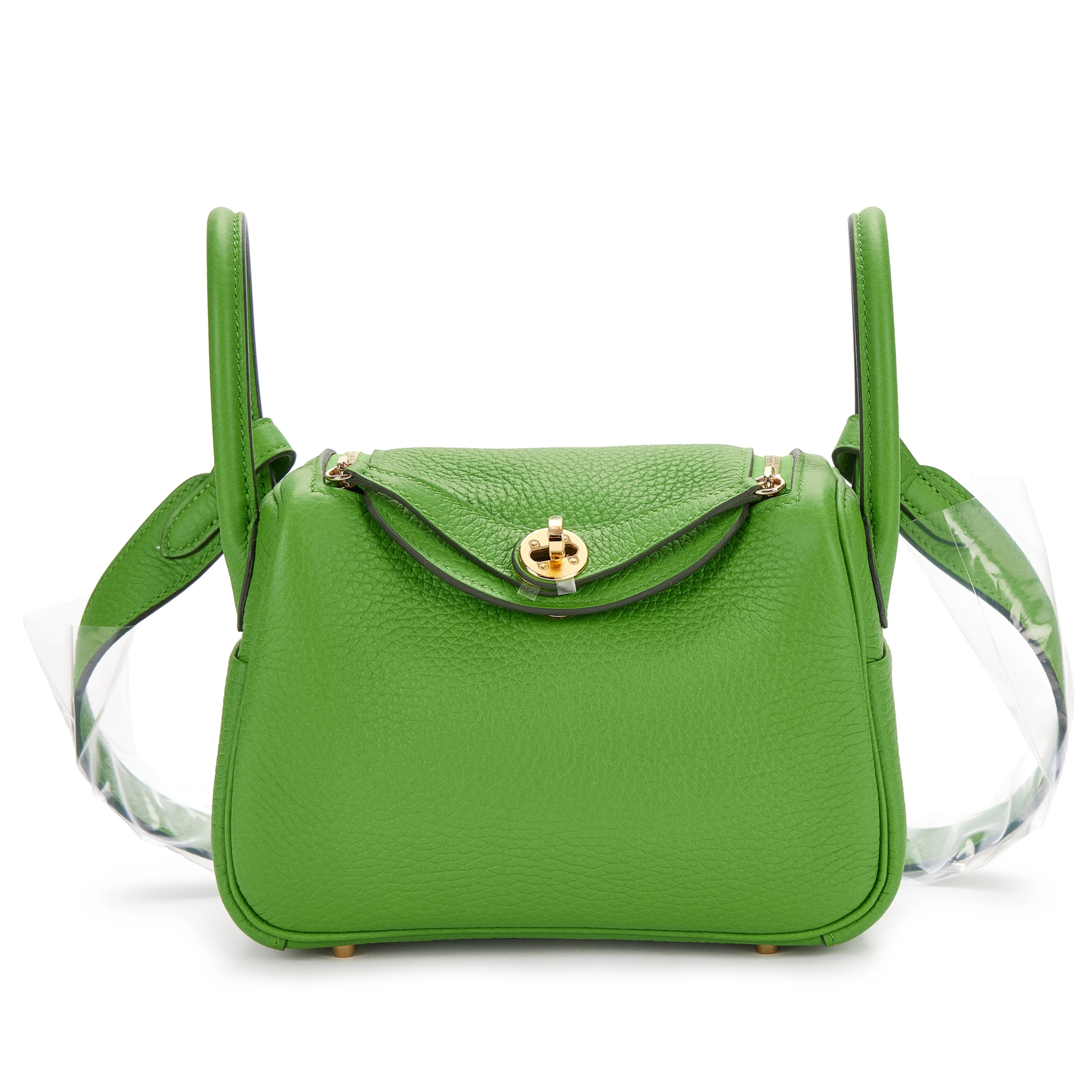 Vert Yucca Clemence Mini Lindy 20 Gold Hardware, 2023