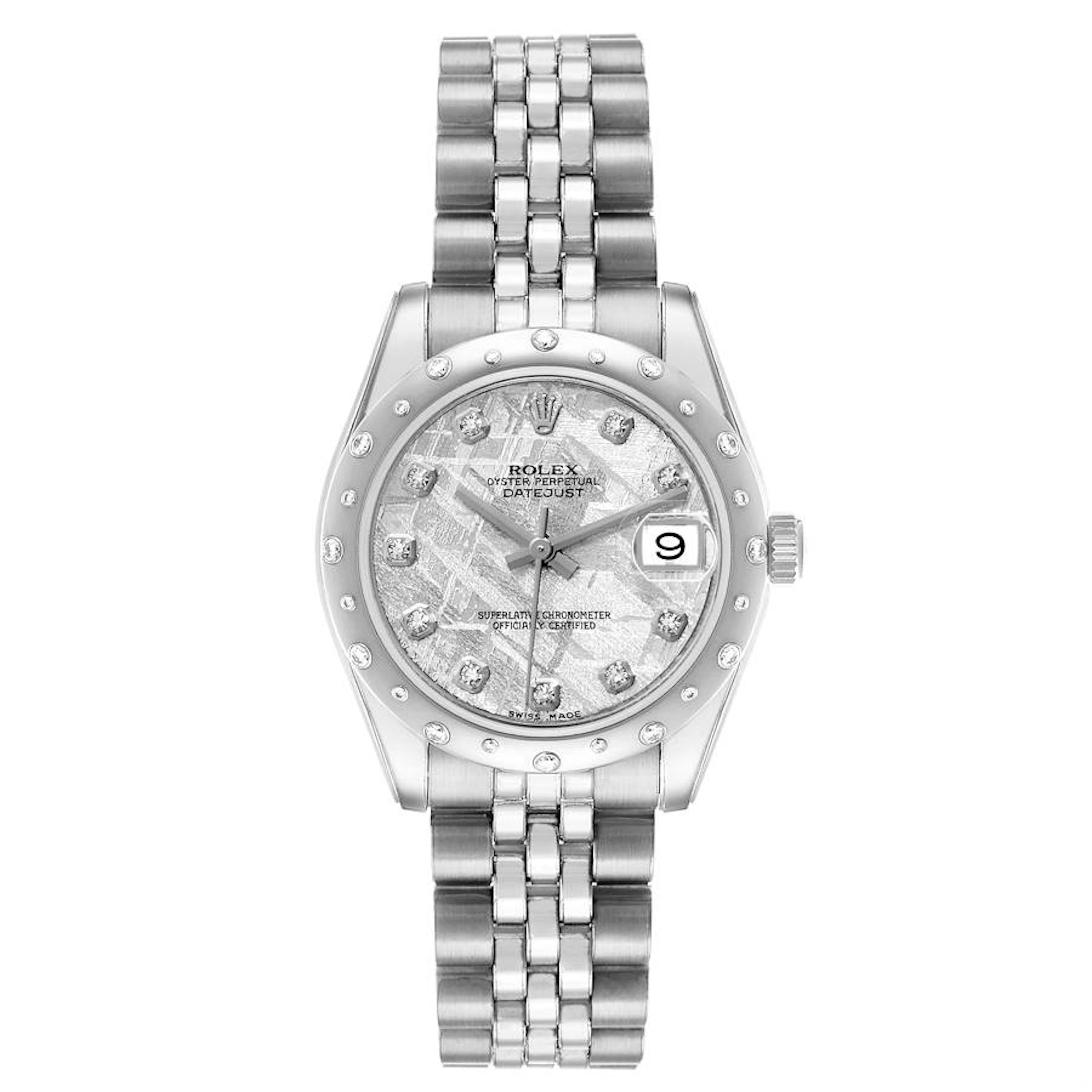 Datejust Meteorite Dial (Reference 178344). A 31mm white gold stainless
