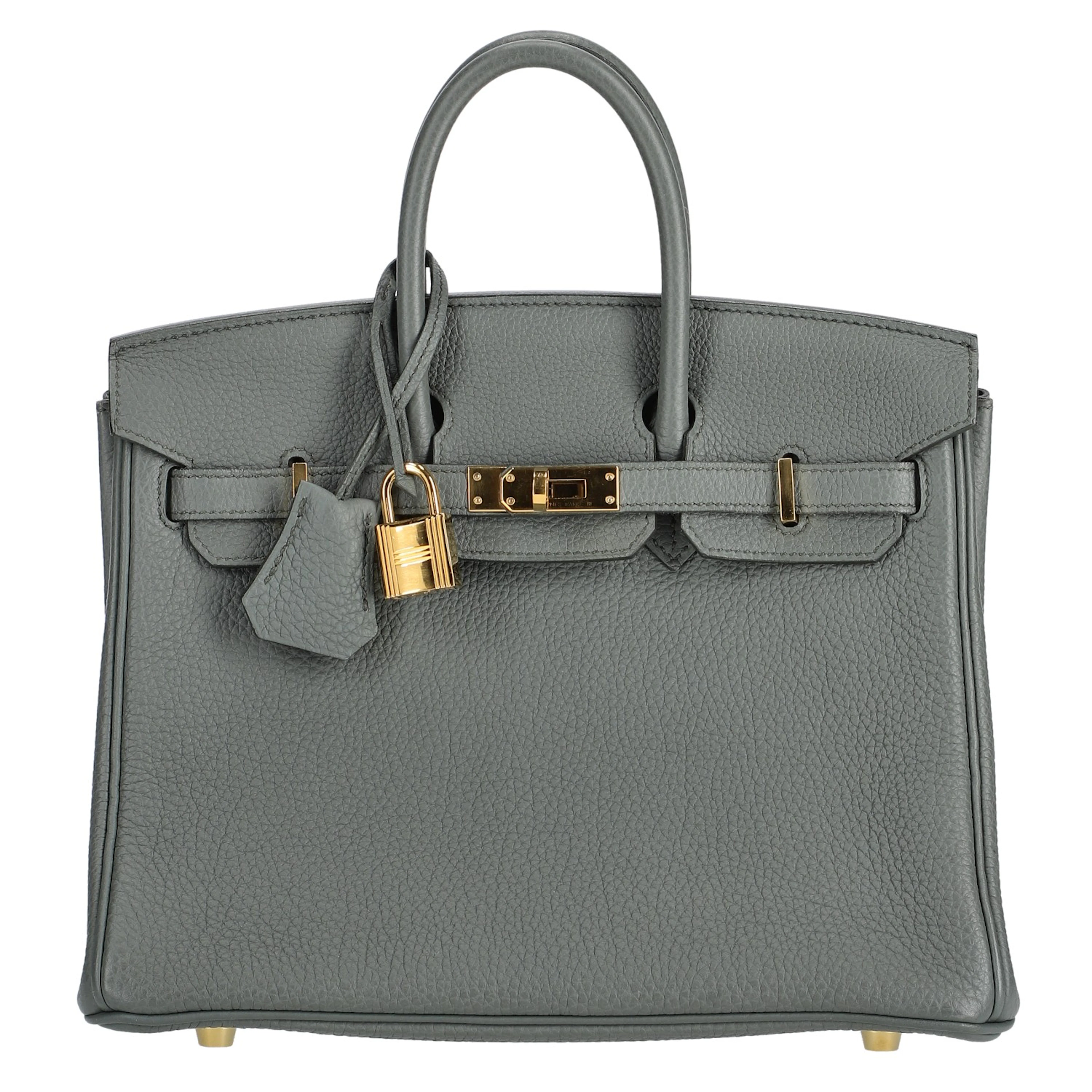 Vert Amande Togo Birkin 25 Gold Hardware, 2019