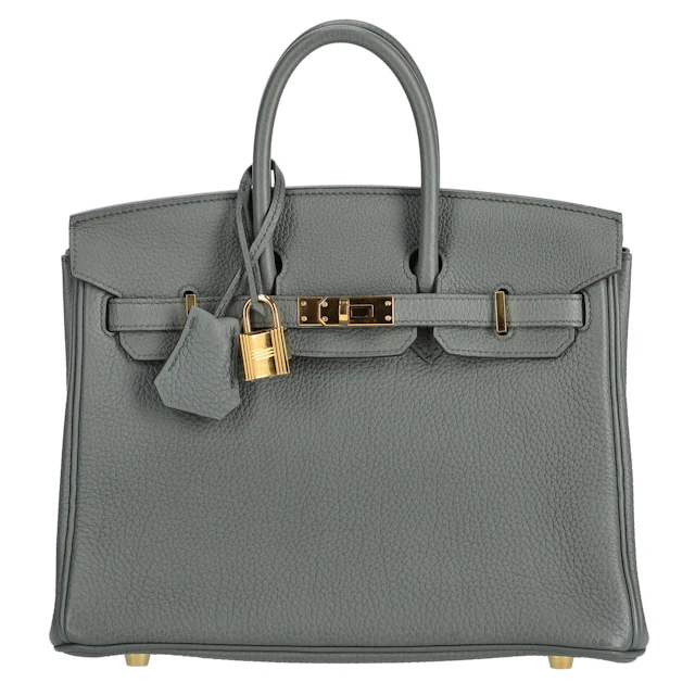 Vert Amande Togo Birkin 25 Gold Hardware, 2019