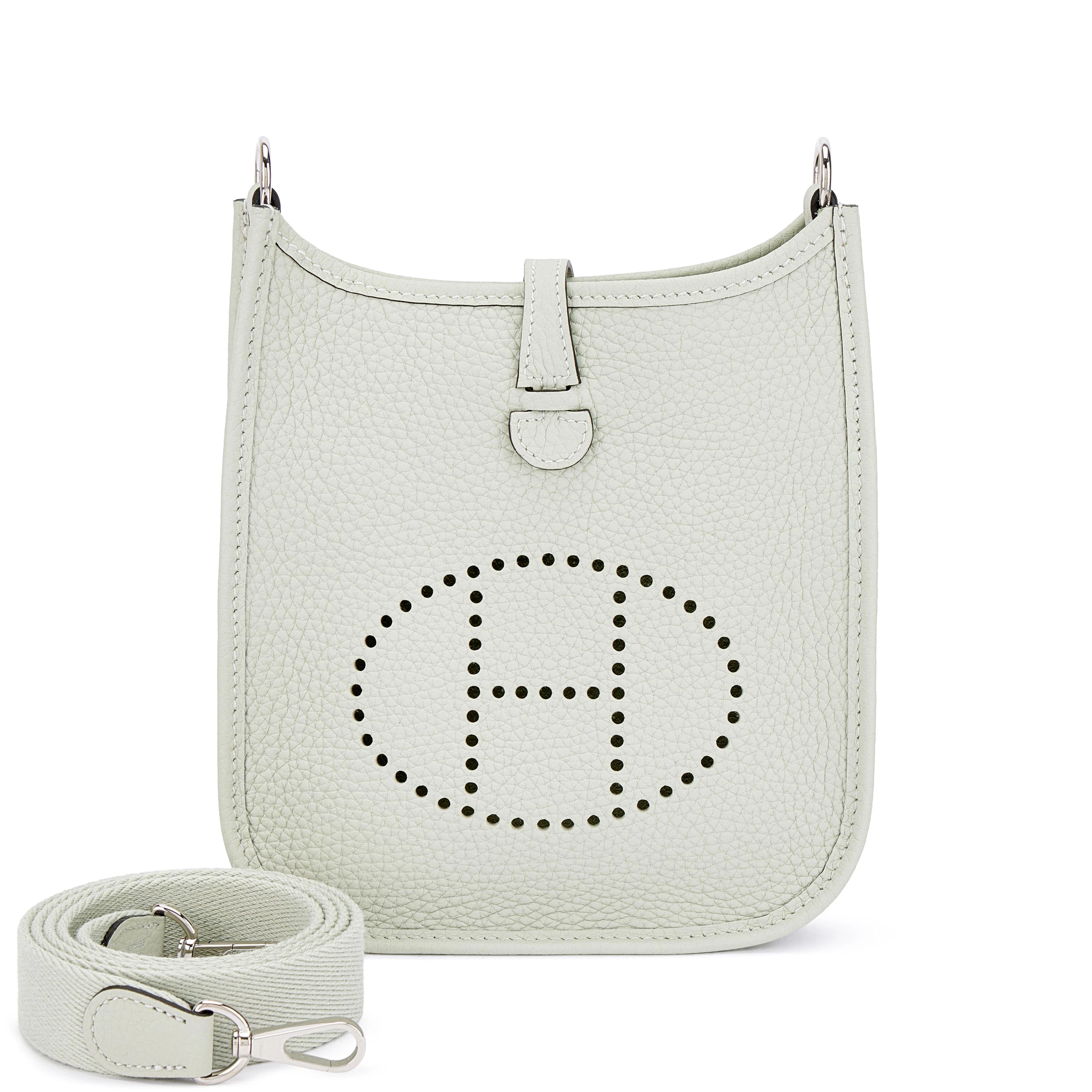 Gris Neve Clemence Mini Evelyne II TPM 16 Palladium Hardware, 2023